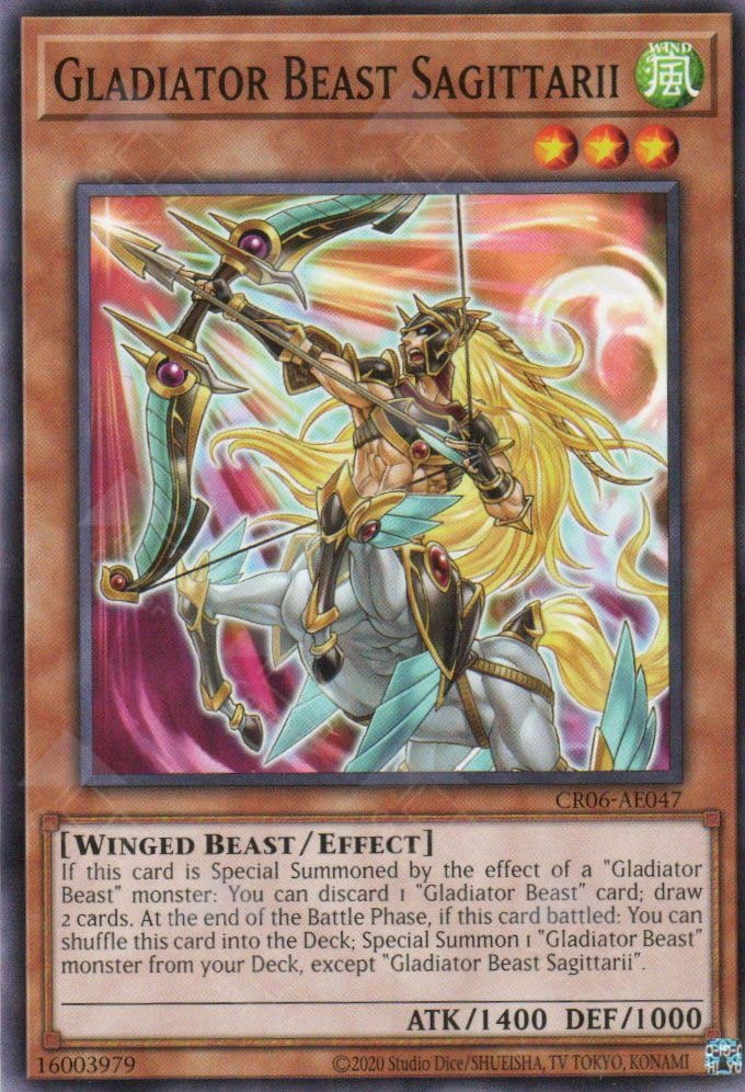 CR06-AE047 Gladiator Beast Sagittarii (N)