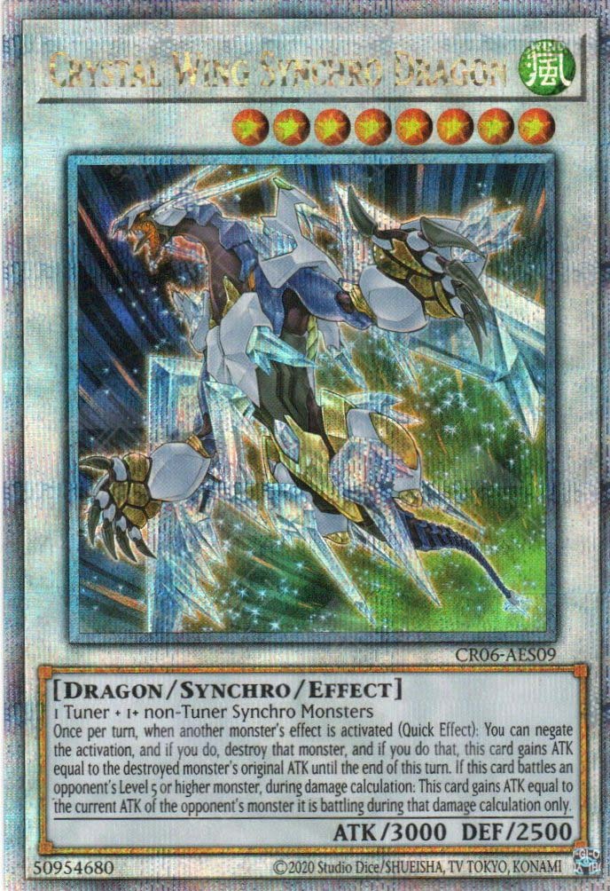 CR06-AES09 Crystal Wing Synchro Dragon