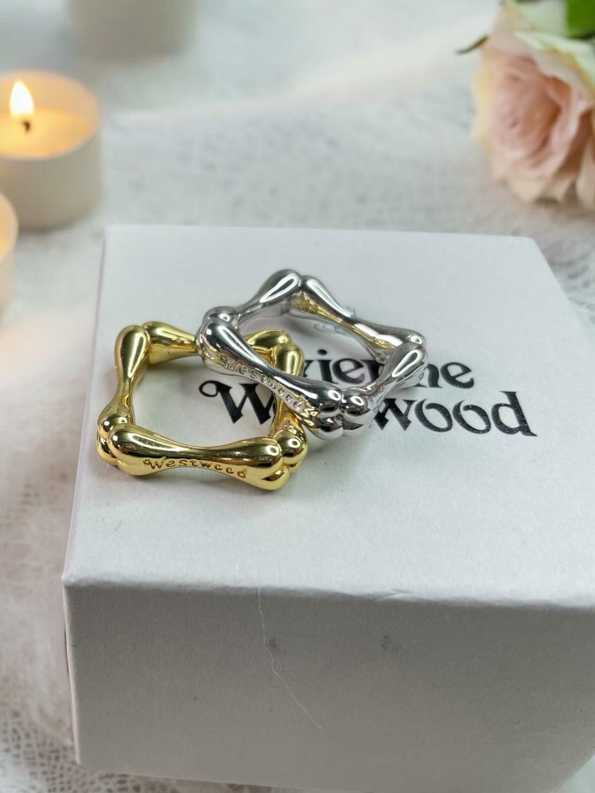Vivienne Westwood 西太后 四節骨頭戒指