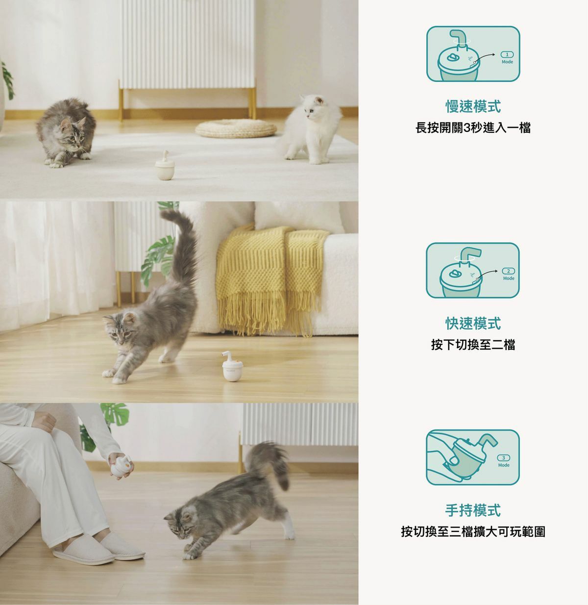 PawsAura 泡沫激光玩具