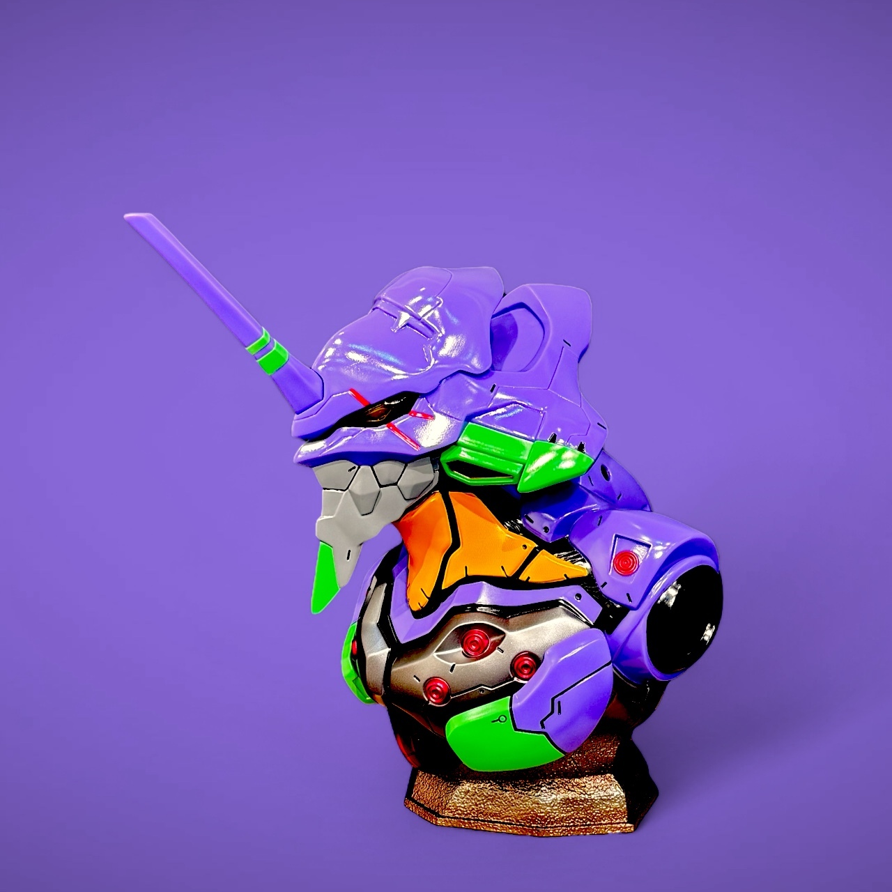 EVANGELION TEST TYPE-01 Head Collection by Mechnoiz Toys