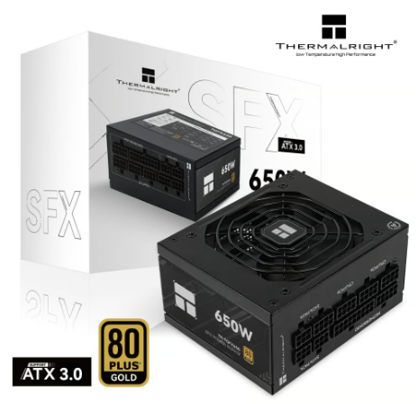 Thermalright TGFX650 - ATX3.0 Gold 電源供應器 (黑色)