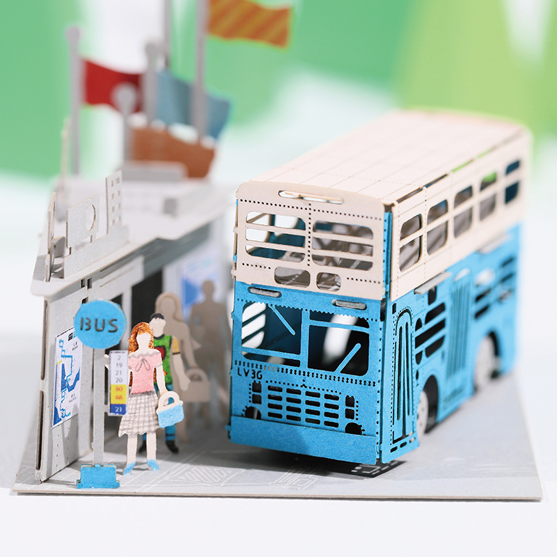 指藝 香港巴士 - FingerART 紙藝模型