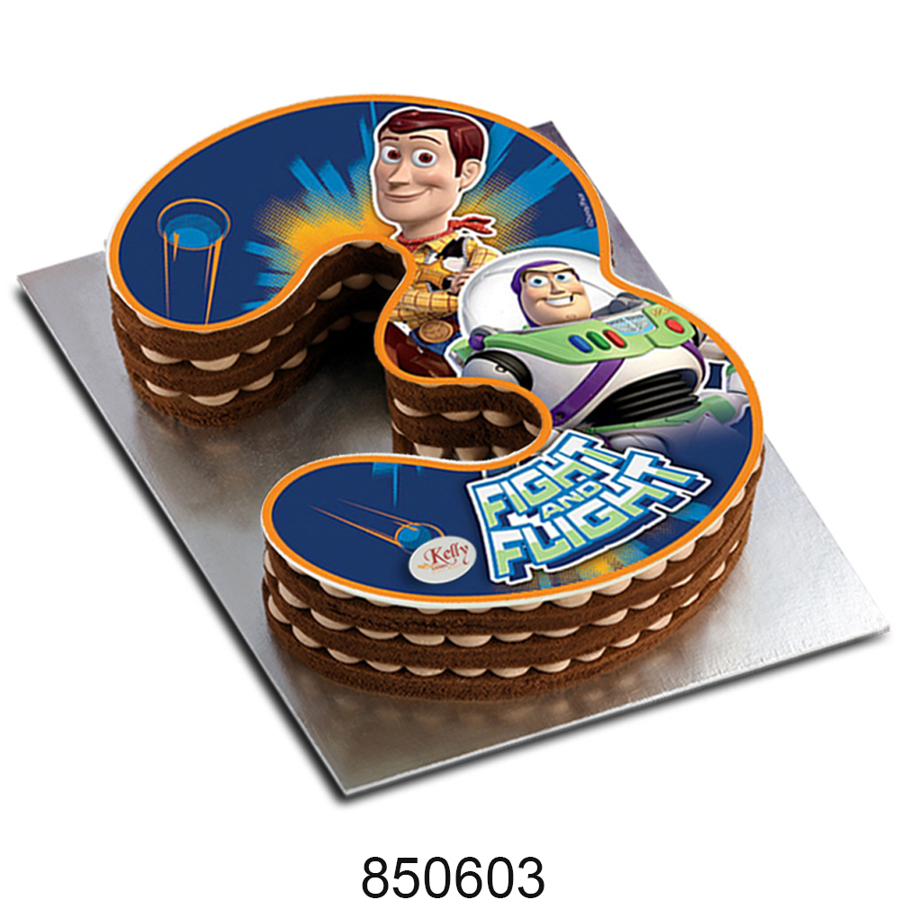 No. 3 Toys Story Edible Image Cake
