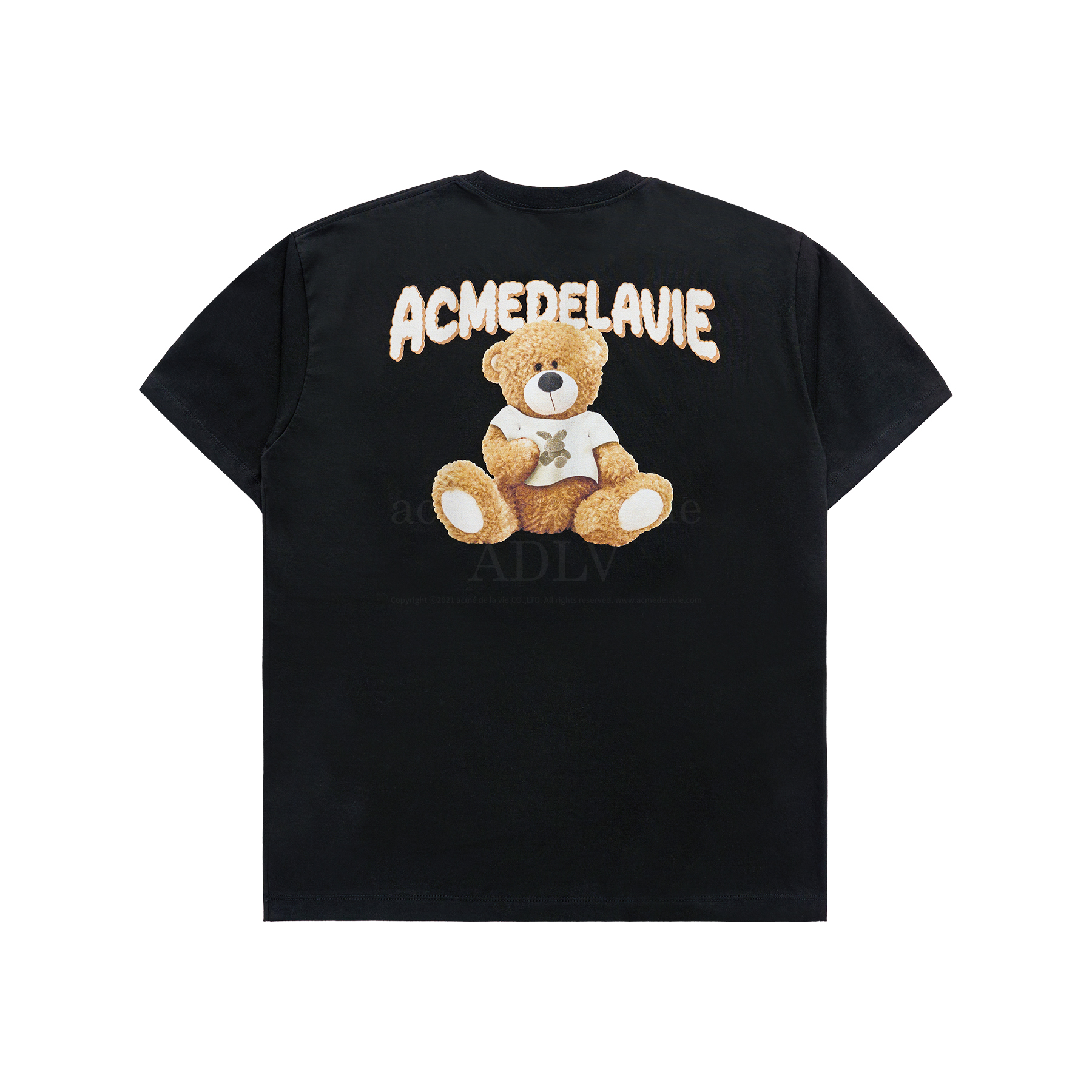 ADLV RABBIT T-SHIRT BEAR SHORT SLEEVE T-SHIRT