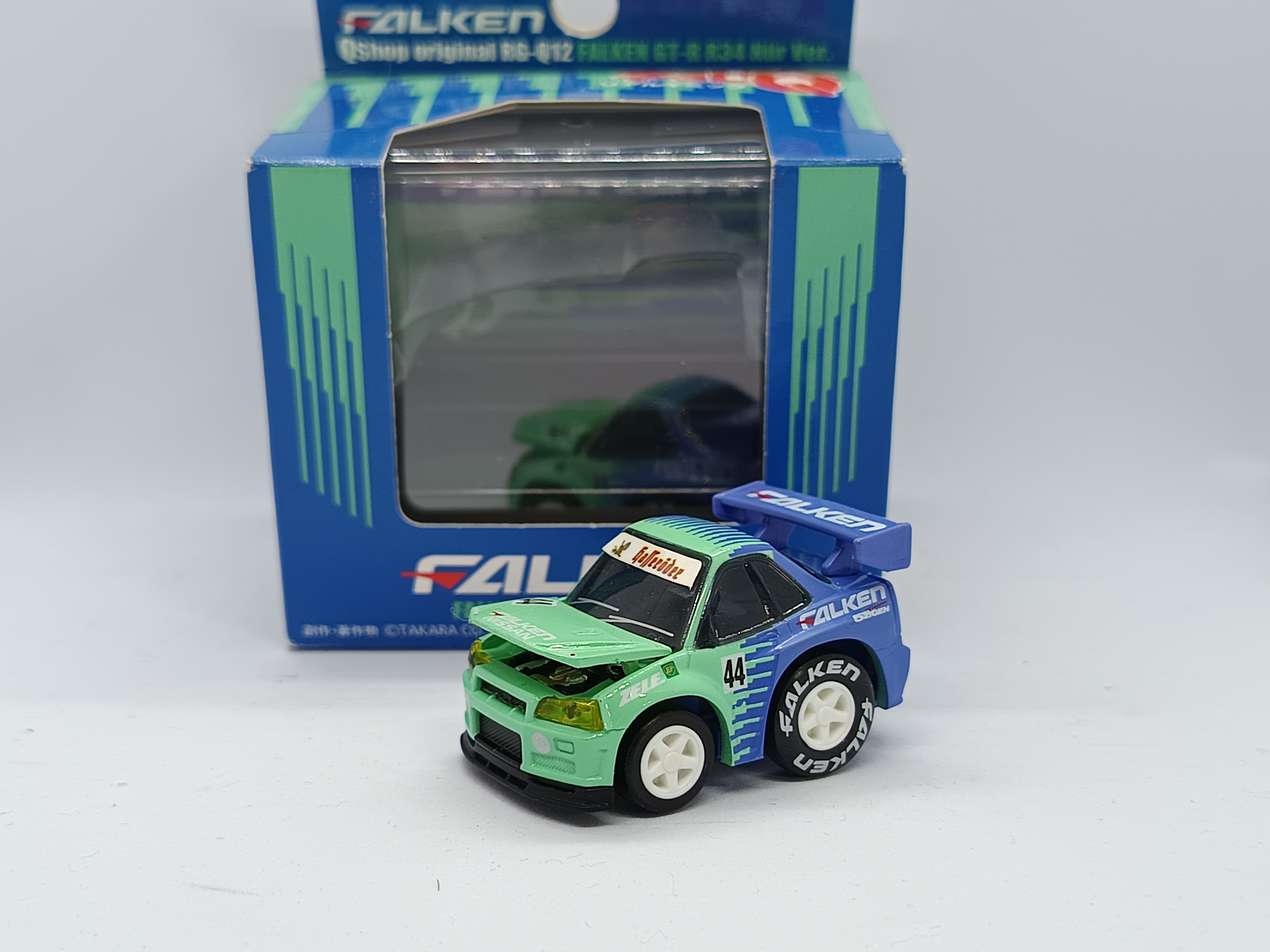 CHORO Q Q SHOP ORIGINAL RG-Q12 FALKEN GT-R R34 NUR VERSION