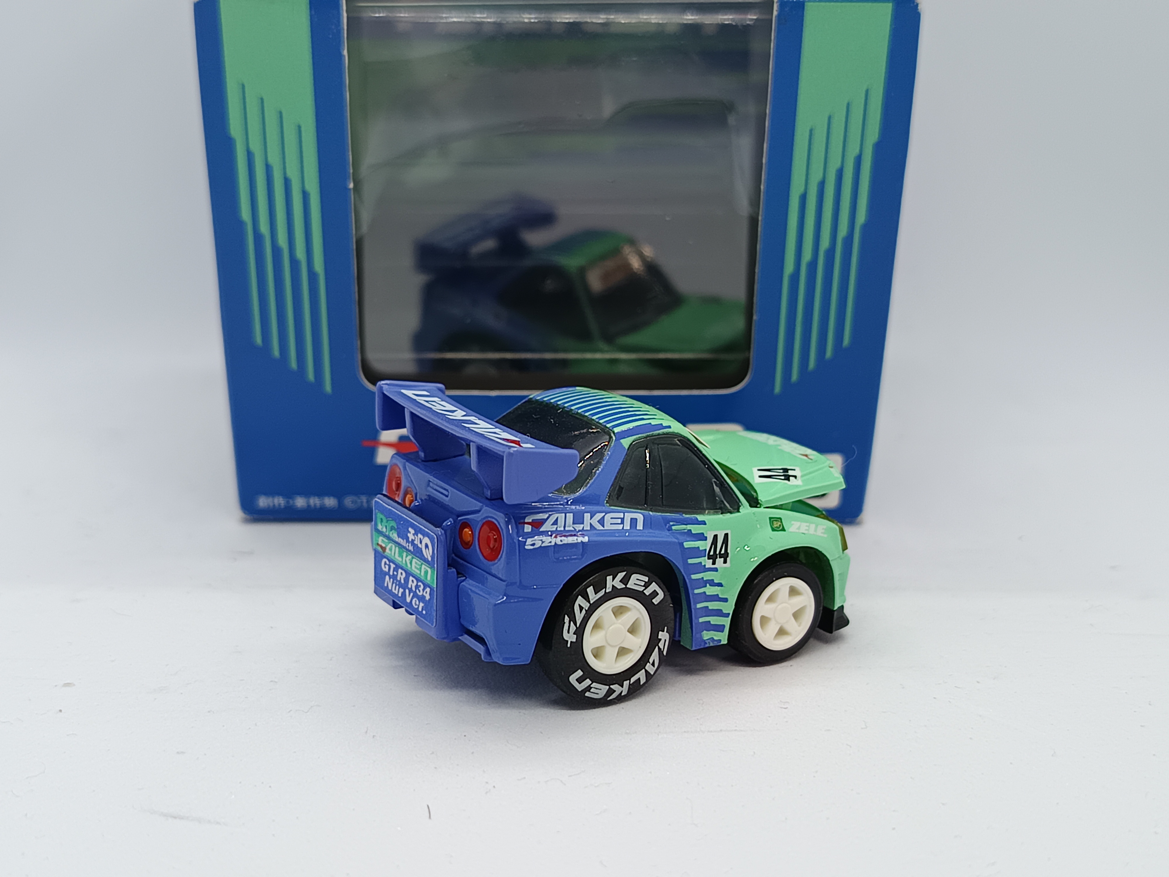 CHORO Q Q SHOP ORIGINAL RG-Q12 FALKEN GT-R R34 NUR VERSION