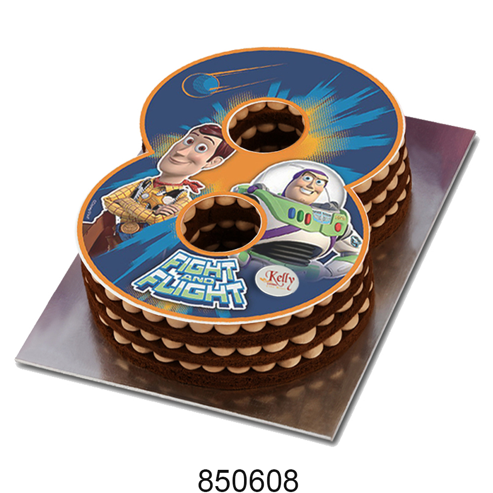 No. 8 Toys Story Edible Image Cake