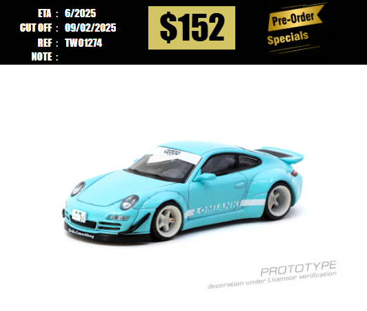 PO-$152 * TARMAC * 1:64 RWB 997 Lomianki [OD27/01]