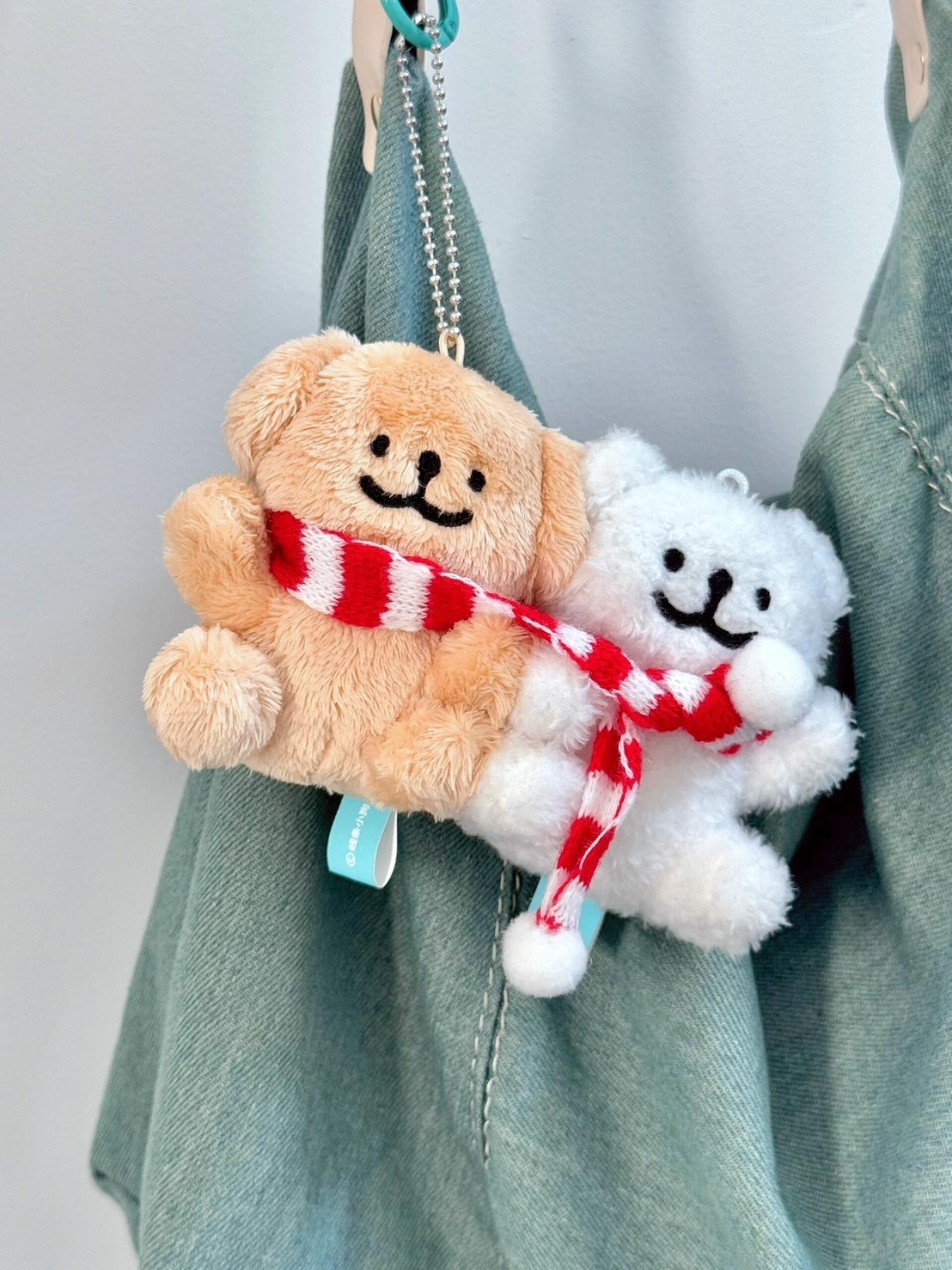 線條小狗 Maltese 馬爾濟斯 正版授權 CP組合系列 毛絨吊飾 鑰匙圈 雨衣 音樂 圍巾(任買兩件711免運)/預購