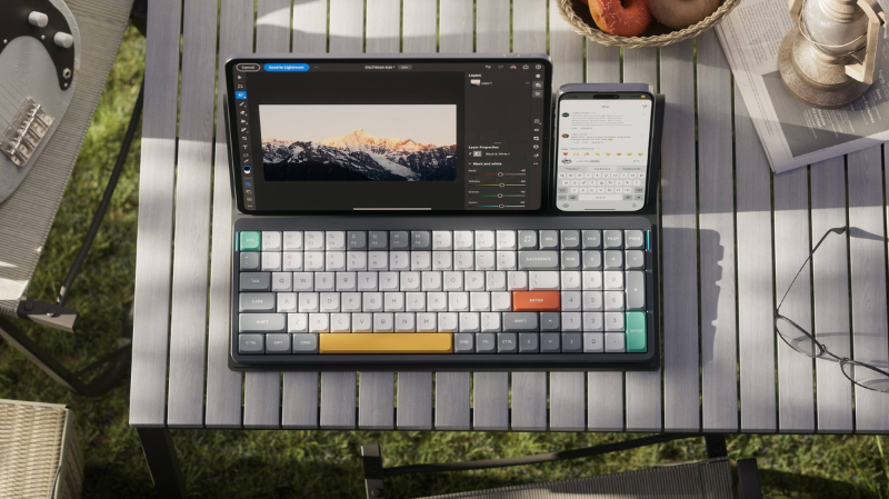 Nuphy Air96v2 無線機械式鍵盤 - 玄武岩黑
