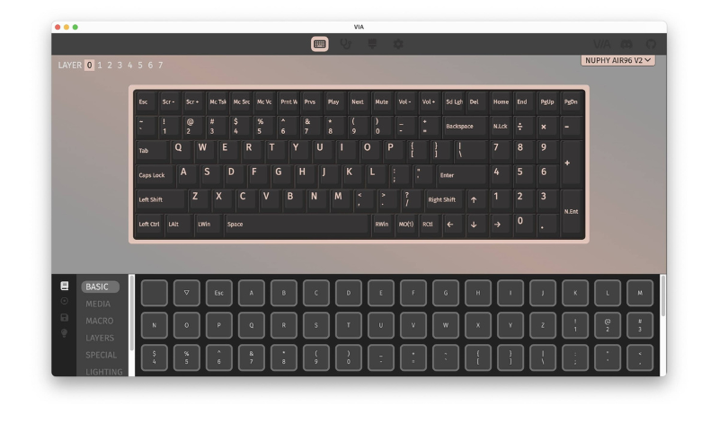Nuphy Air96v2 無線機械式鍵盤 - 玄武岩黑