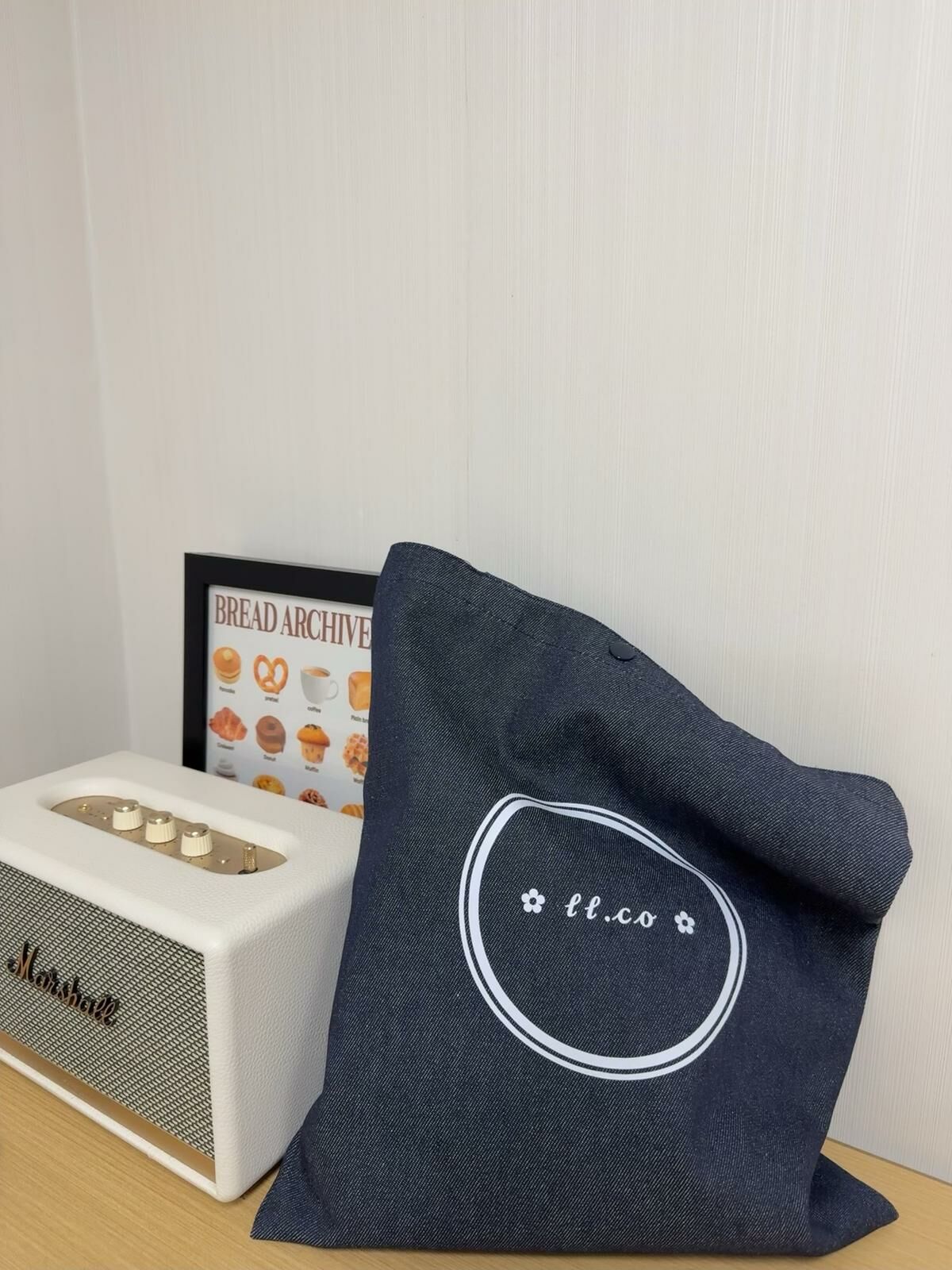 ll.co made logo tote bag