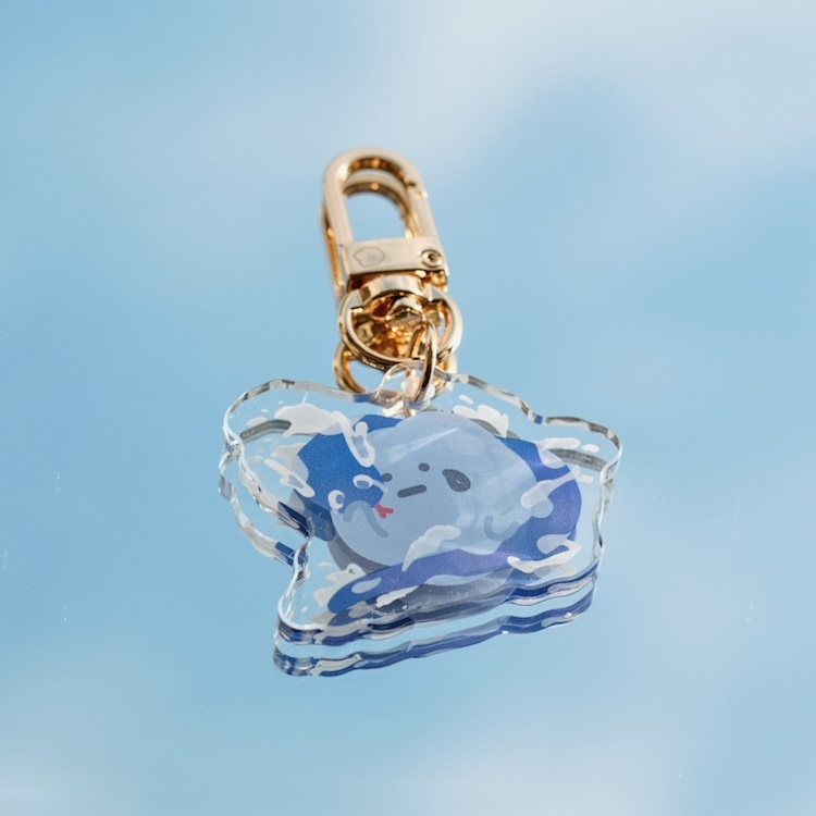 💧 小哀 × 水靈蛇  水靈蛇，傳說中的水之精靈，她的淚珠如同銀河星辰，每一滴都蘊藏著治癒與重生的力量。  據說，她曾用淚水創造出碧波萬里的湖泊，撫平大地的創傷。  與小哀搭檔時，他們是療癒人心的象徵，給予所有人無盡的溫暖與希望～🌊🌙