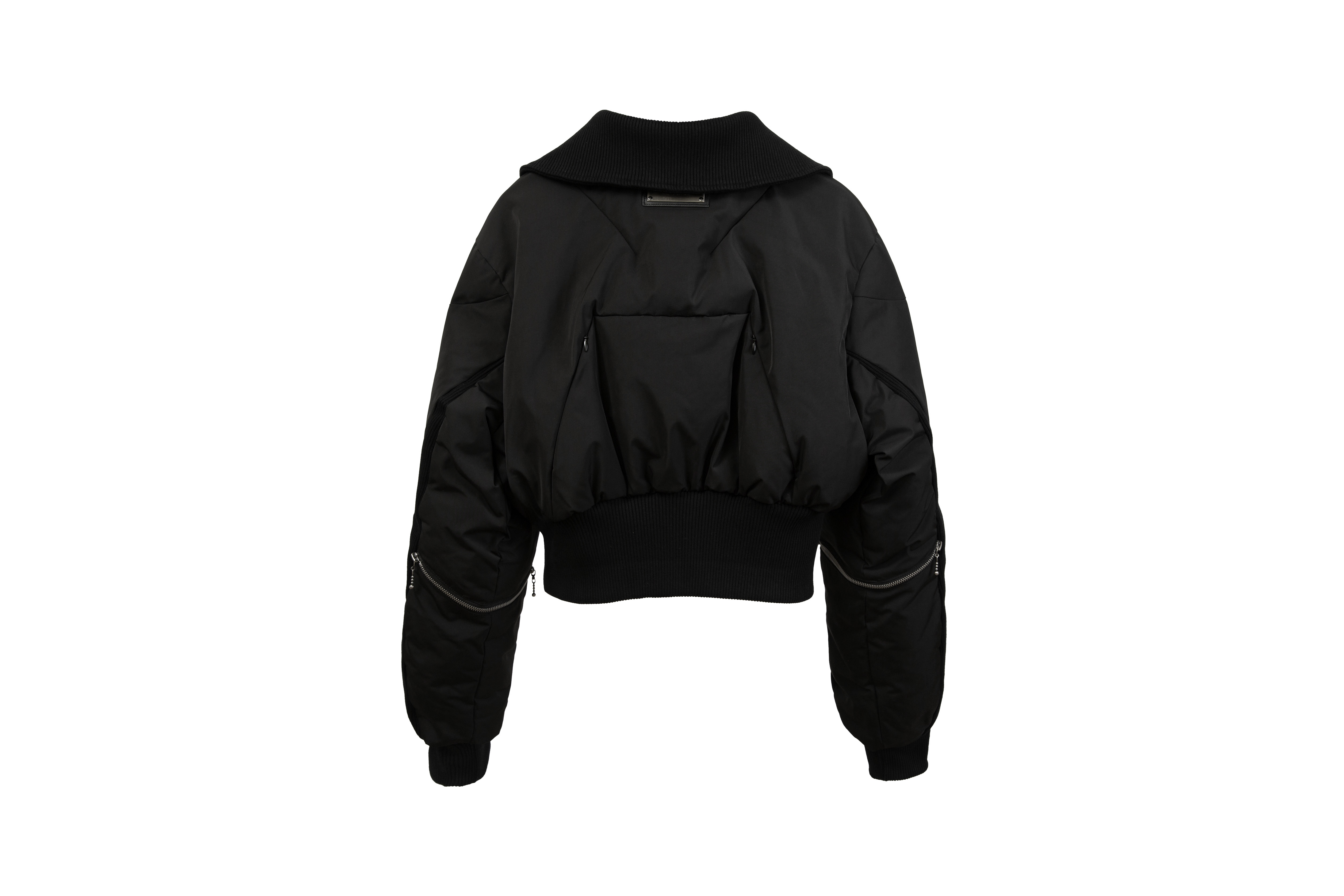 REMIX "Shawl Bomber Jacket" (Black)