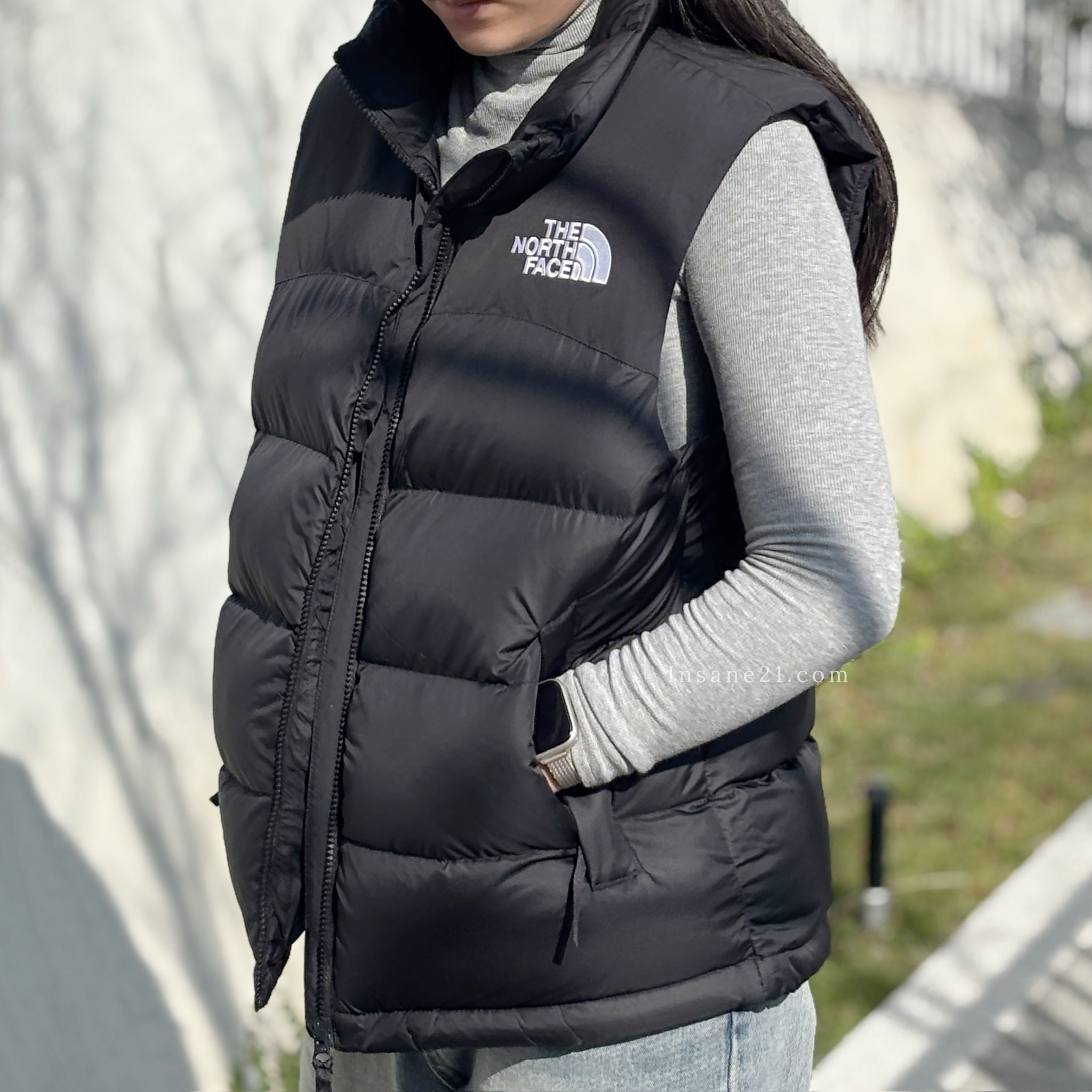 THE NORTH FACE 北臉 羽絨背心 米白//黑 保暖 秋冬服飾 NTH 男女服飾NV3NQ54A /NV3NQ54B