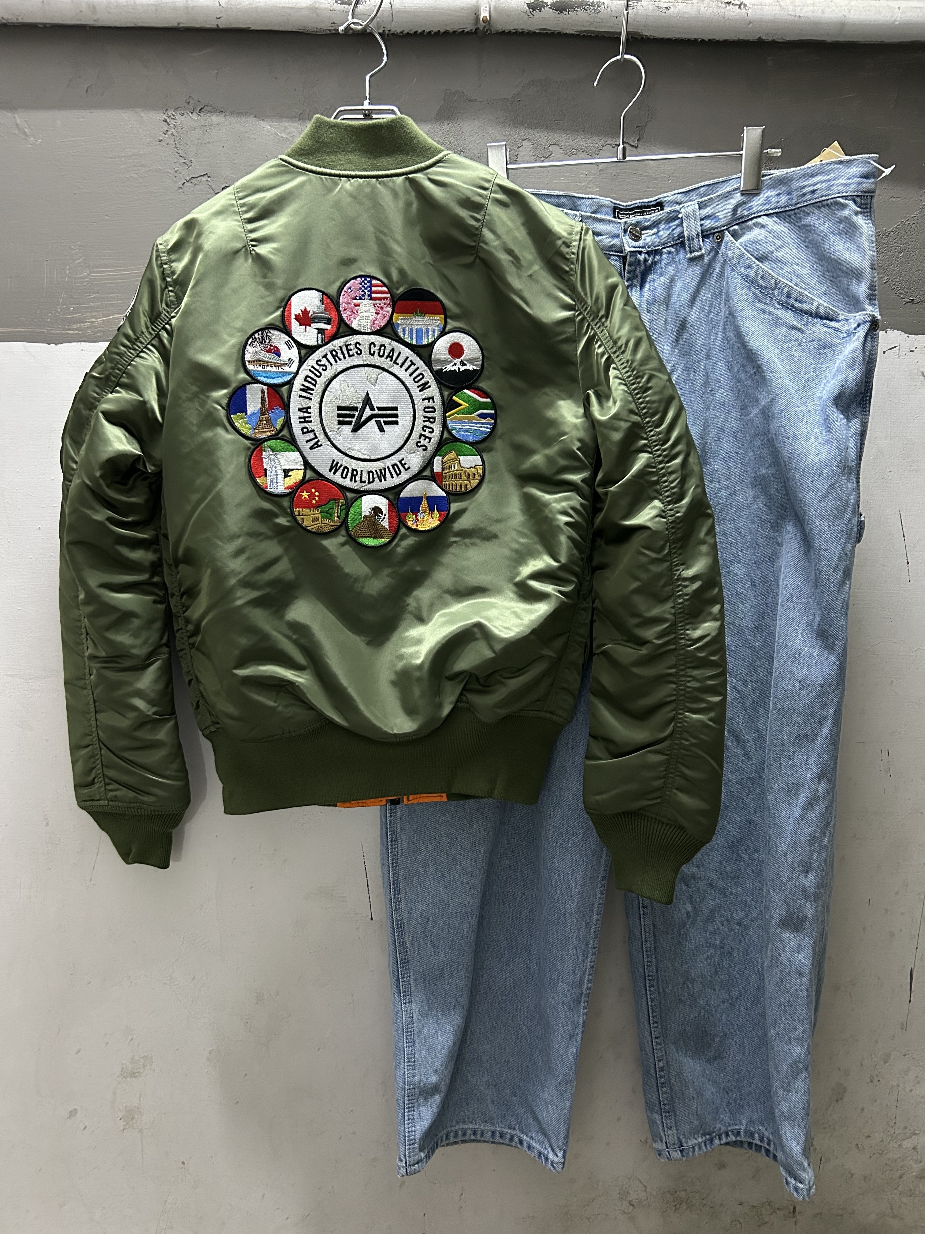 ALPHA MA-1 W/Patch Green Deadstock