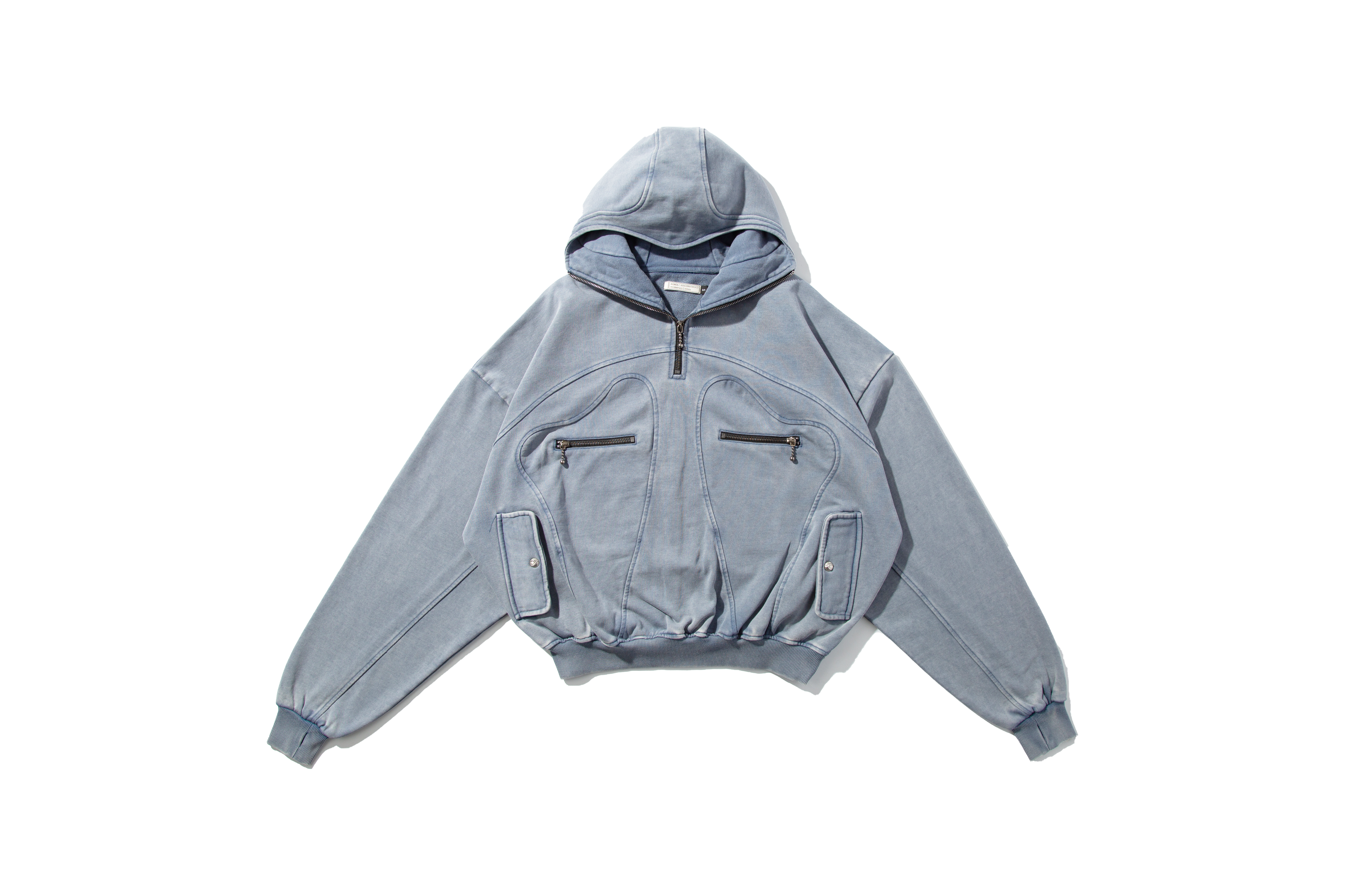 REMIX "Masked Zipper Hoodie" (Blue)