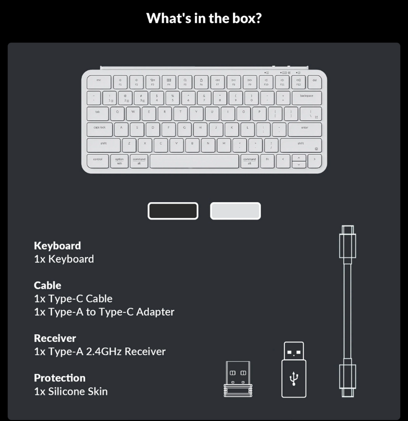 Keychron 鑰匙級B1 Pro Ultra-Slim無線鍵盤