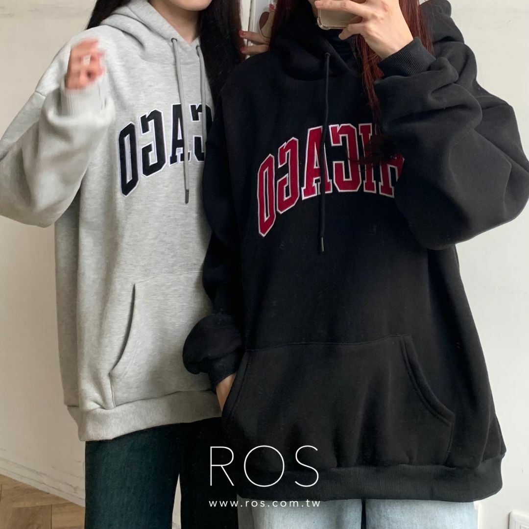 Chicago 刺繡Logo 帽T(3colors)