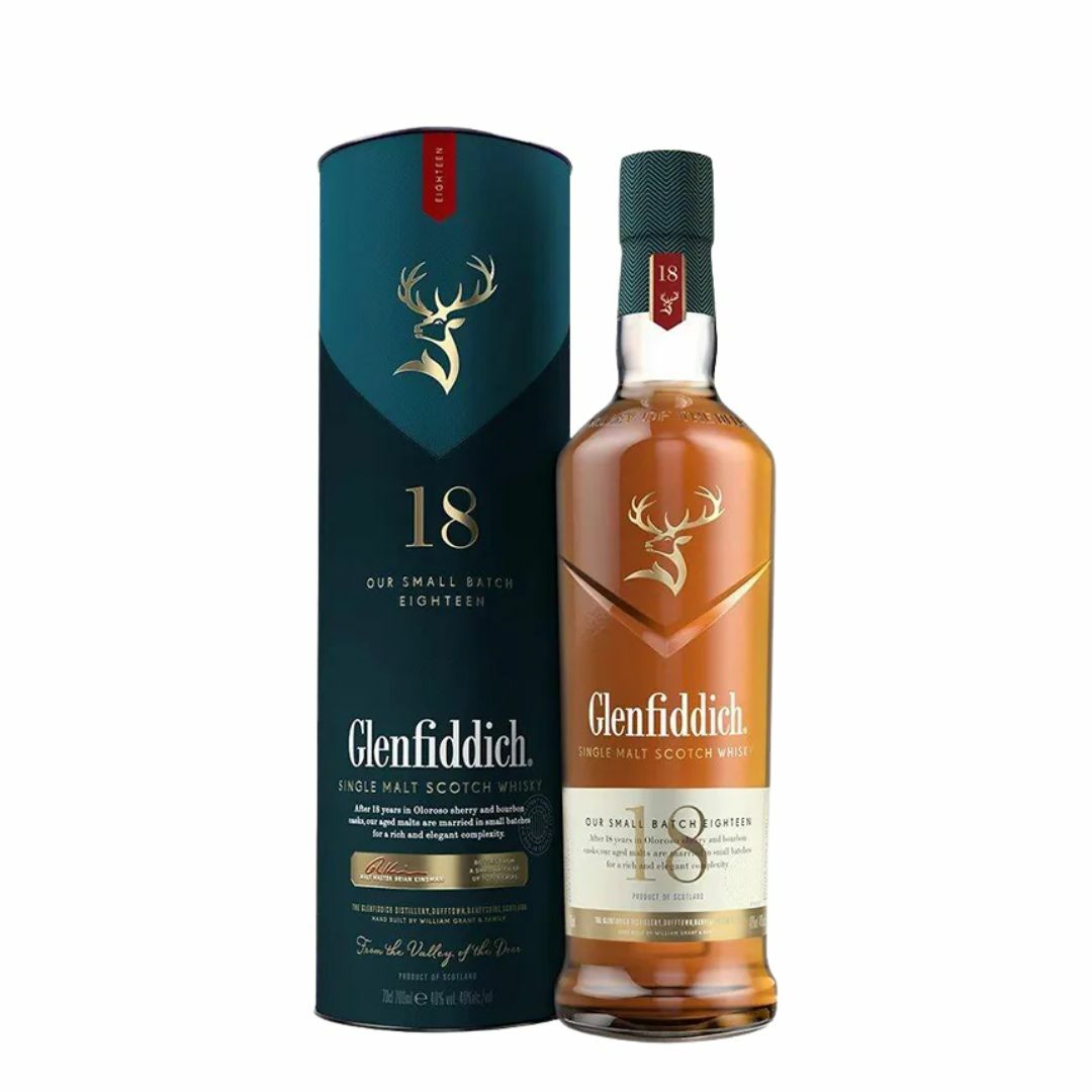 Glenfiddich 18 Years Old Single Malt Whisky 格蘭菲迪18年單一純麥威士忌
