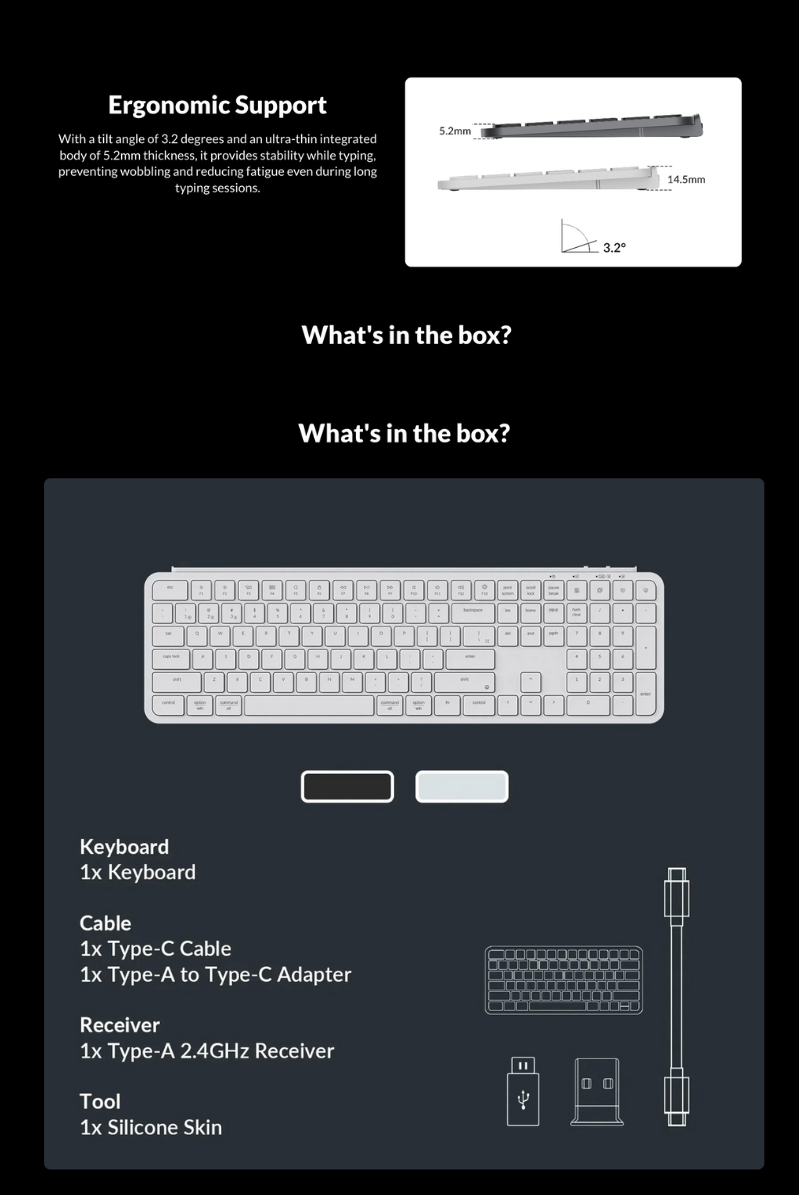 keychron 鑰匙級B6 Pro Ultra-Slim無線鍵盤