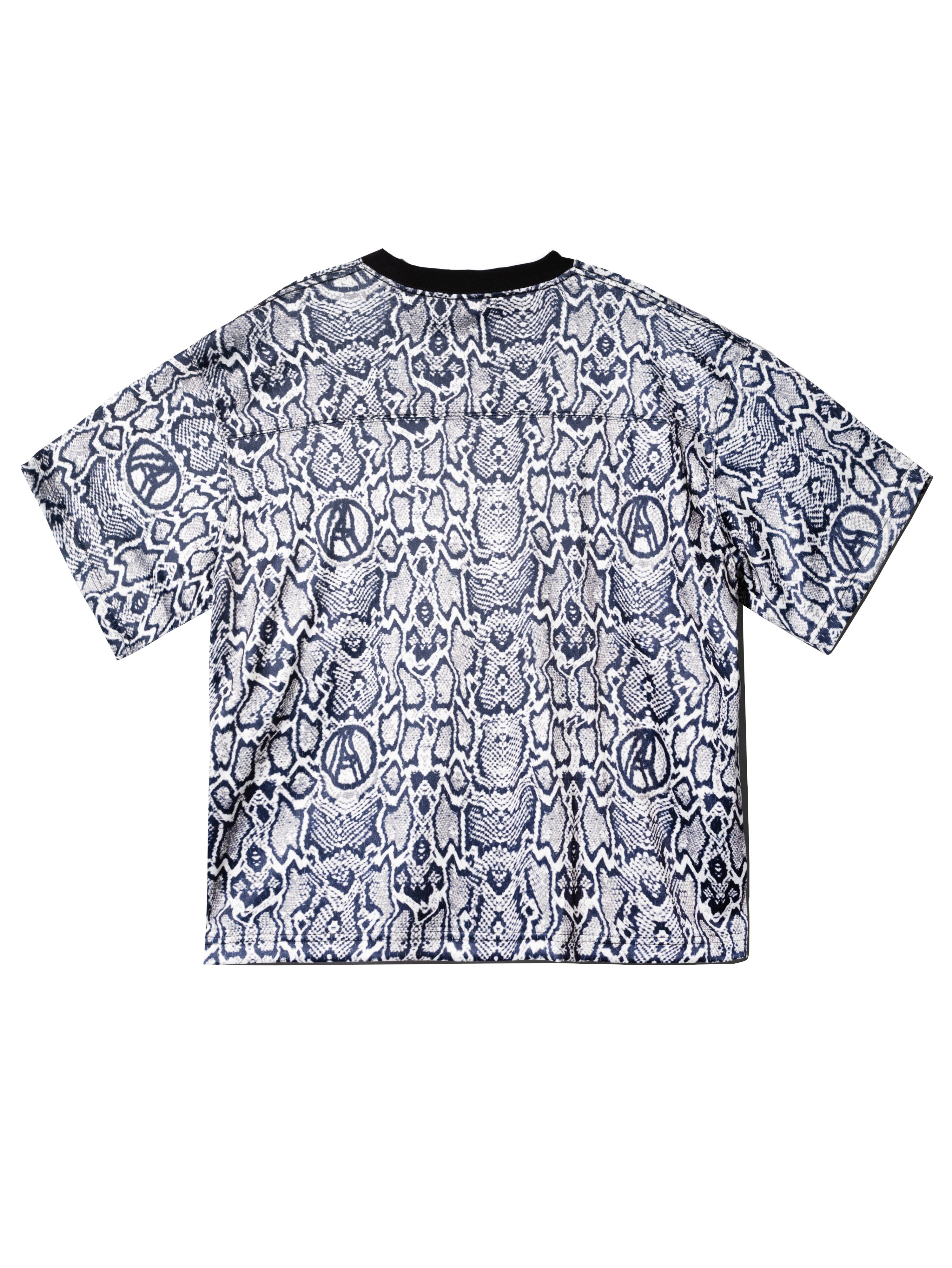 AGAINST Snake Skin Mesh Tee