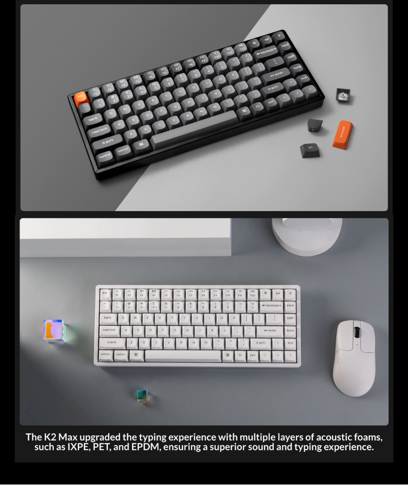 Keychron K2 Max QMK 無線機械鍵盤