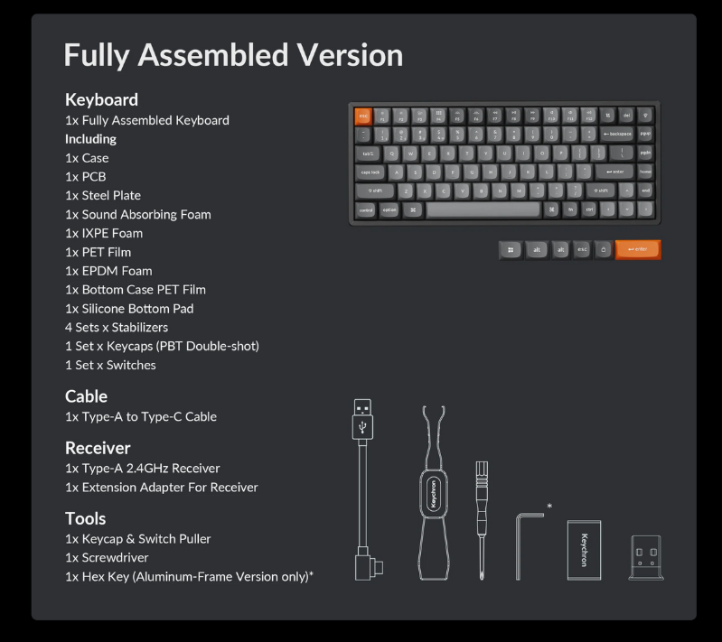 Keychron K2 Max QMK 無線機械鍵盤
