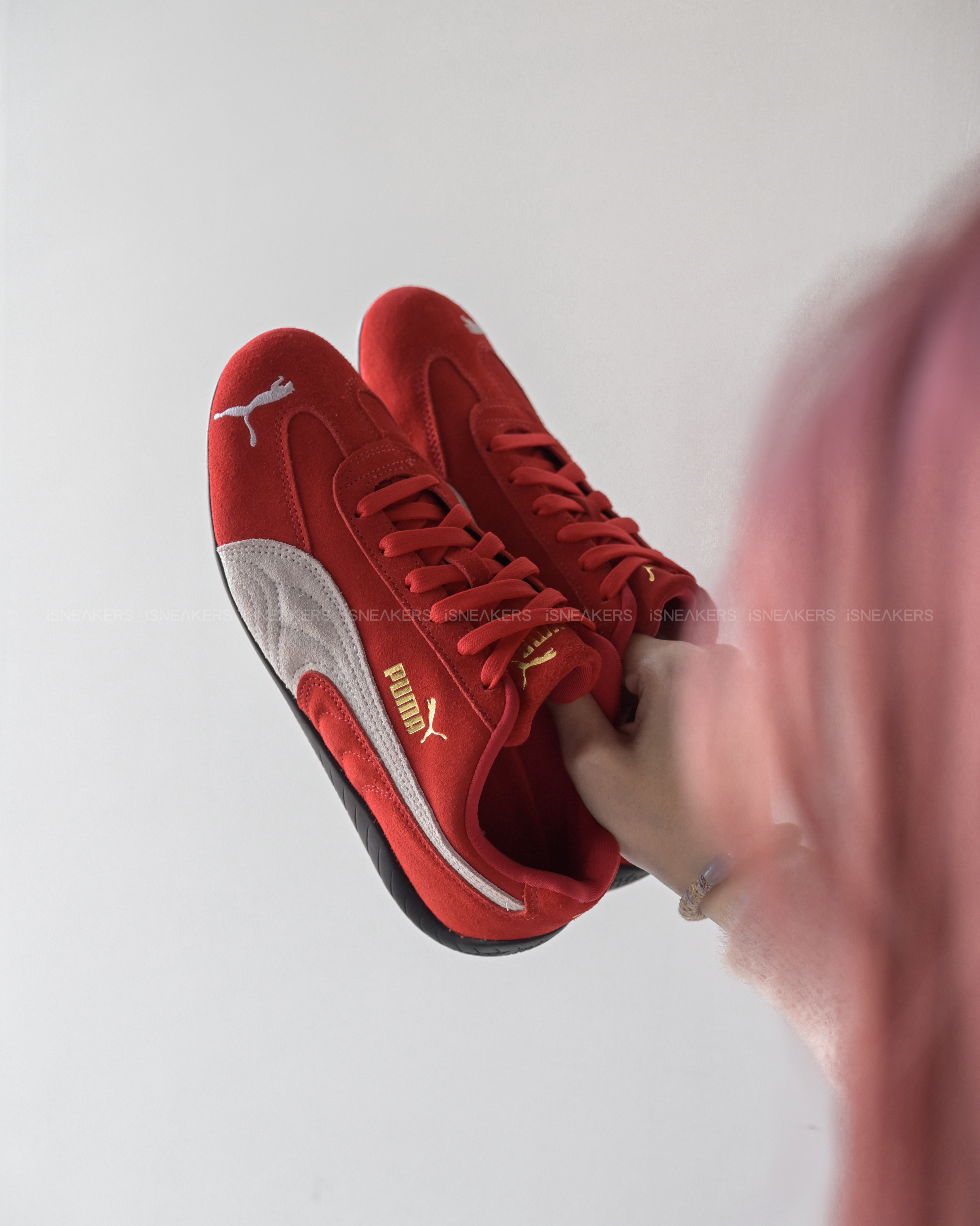 iSNEAKERS｜Puma Speedcat OG "Red White" 紅白 復古賽車鞋 Rosé 朴彩英 Blackpink 398846-02