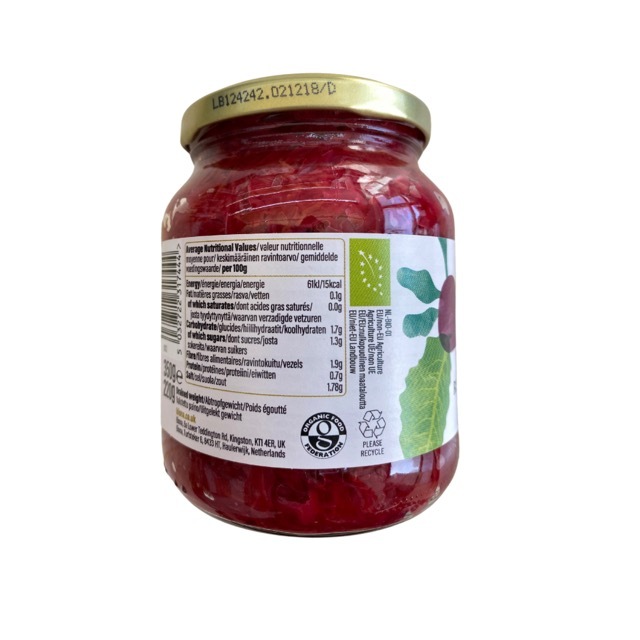 Biona 有機紅寶石甜菜根酸菜 (最佳食用日期為2027年12月31日)