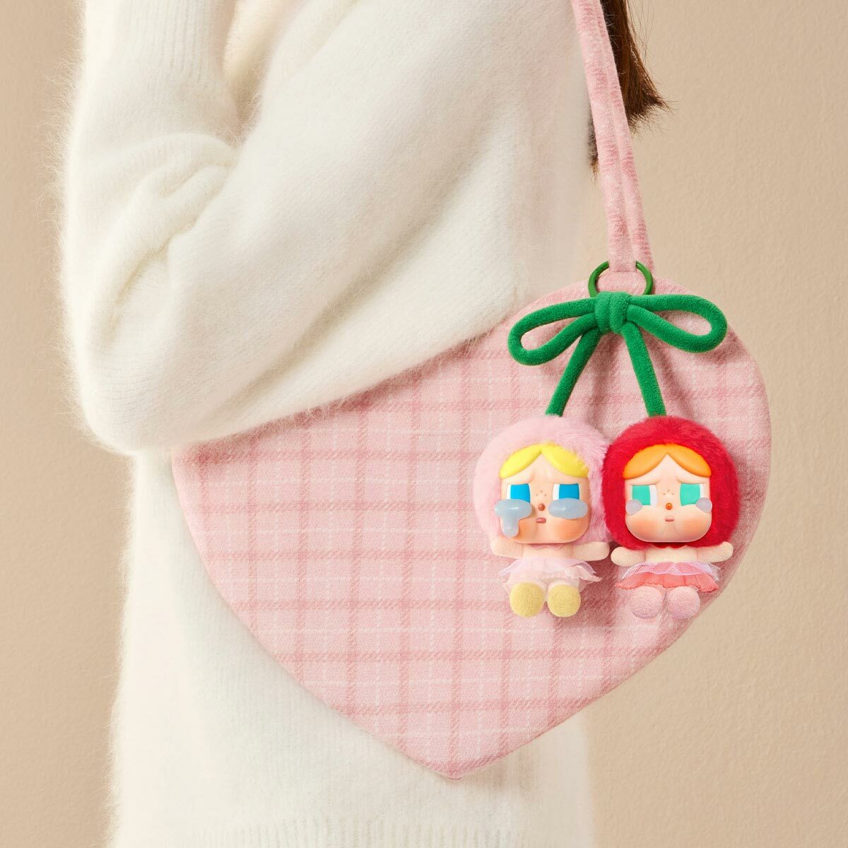 (預訂) POP MART CRYBABY Crying For Love Series-Vinyl Plush Hanging Card (Love You Cherry Much)