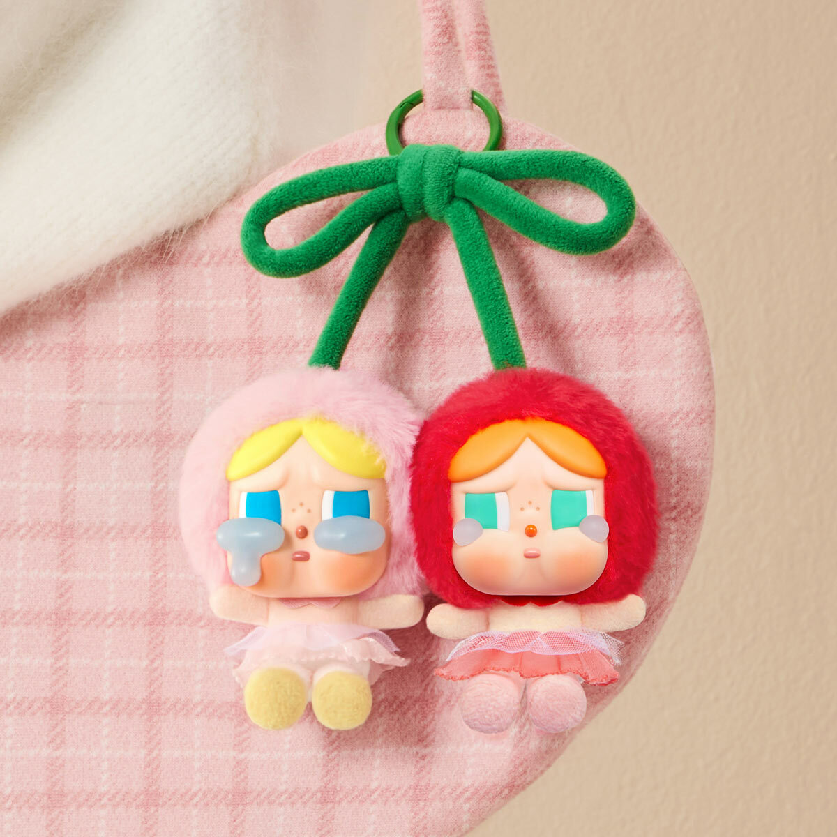 【POPMART】CRY BABY Crying For Love Cherry CRYBABY Crying For Love Series-Vinyl Plush Hanging Card