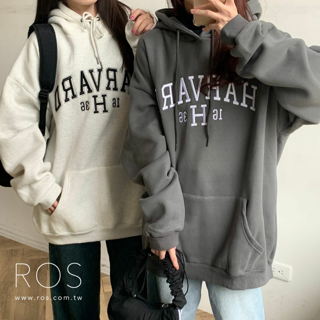 HARVARD刺繡帽T (3colors)