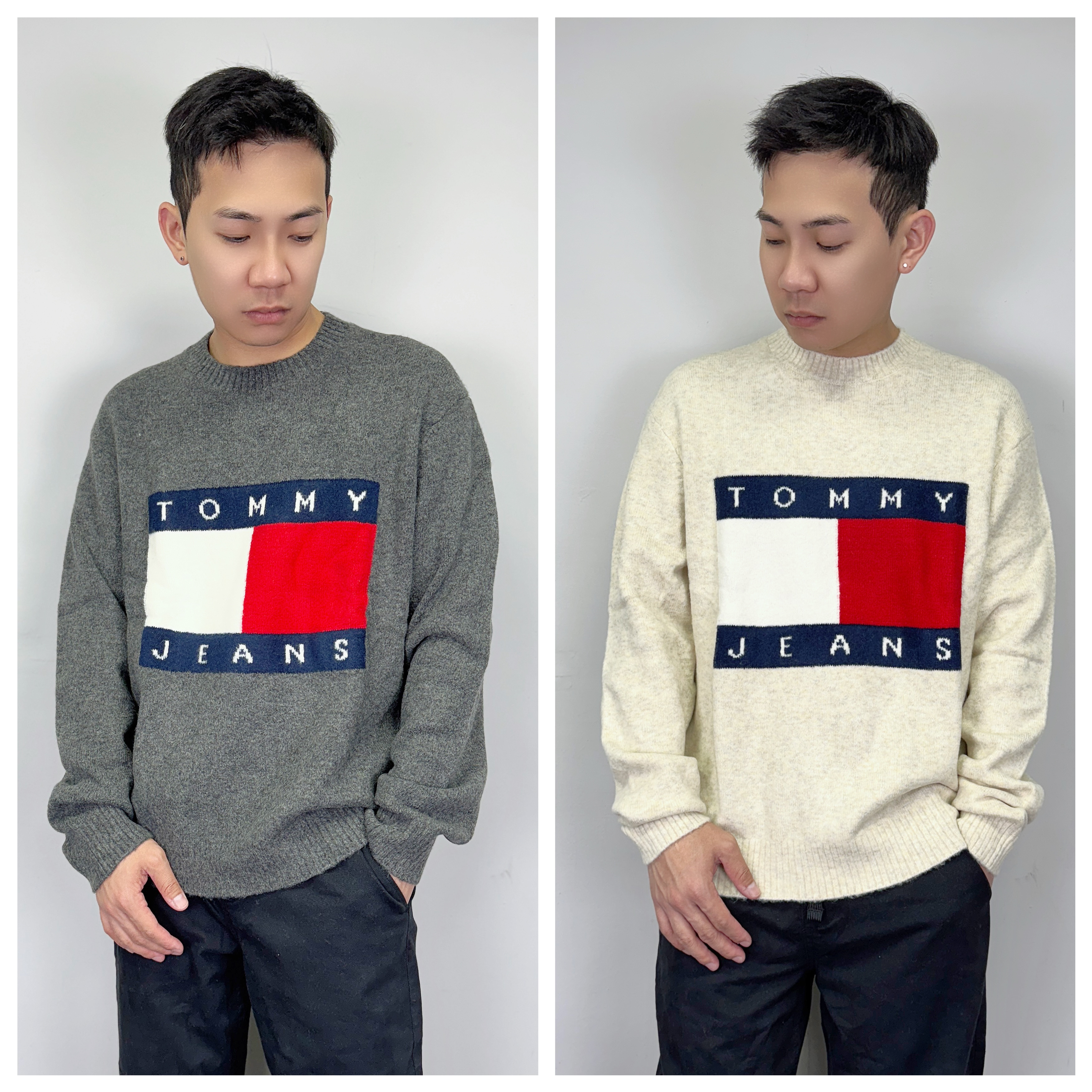 Tommy Jeans 專櫃款 經典大國旗 針織衫 毛衣