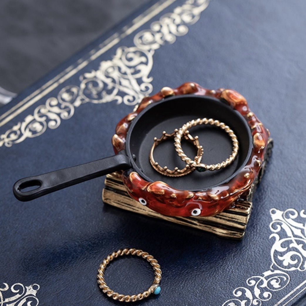 代購 宮崎駿 吉卜力 霍爾的移動城堡 卡西法配飾托盤 /預購