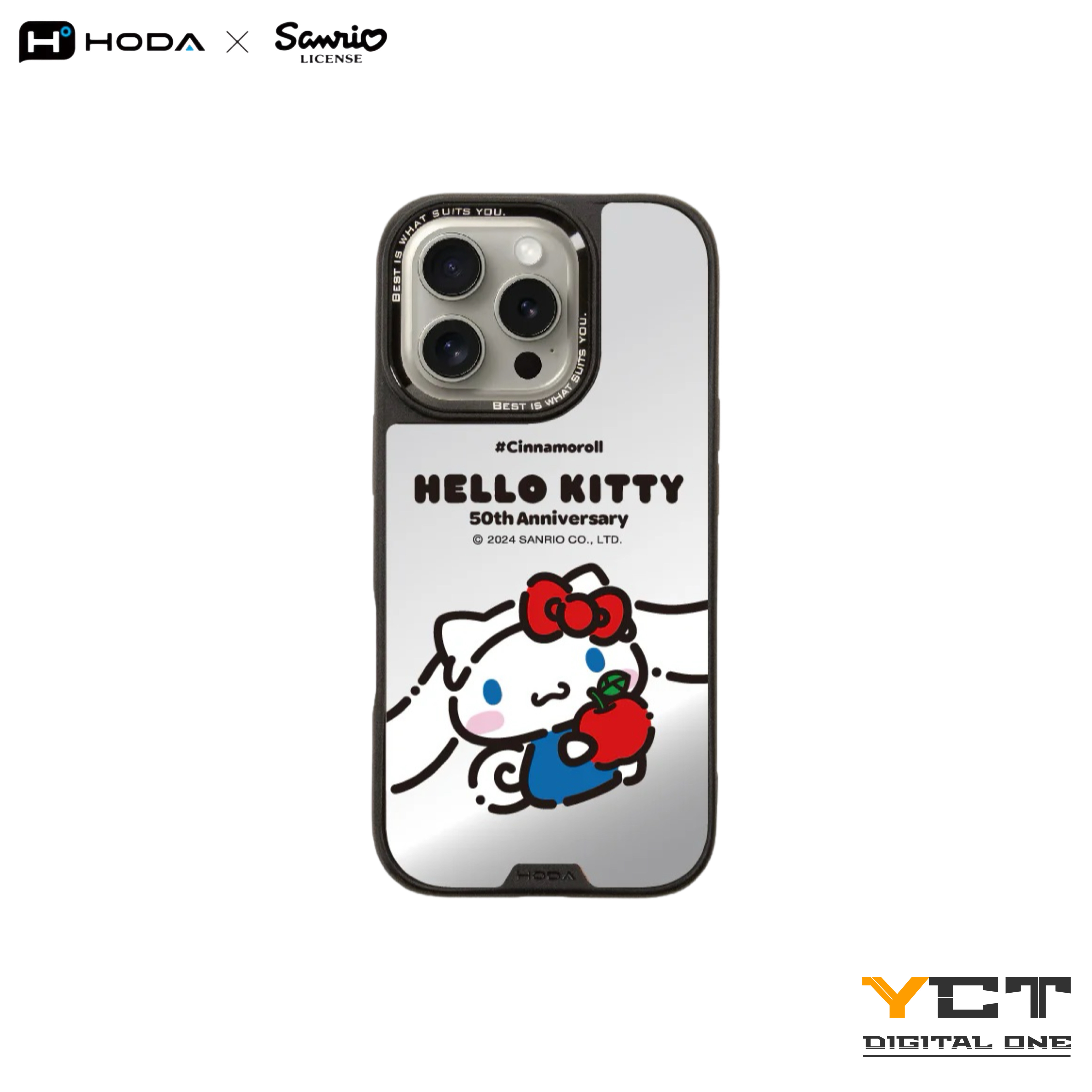 Cinnamoroll Hello Kitty 50周年系列 MagSafe 手機保護殼 iPhone 16 / 15 系列 | HODA®