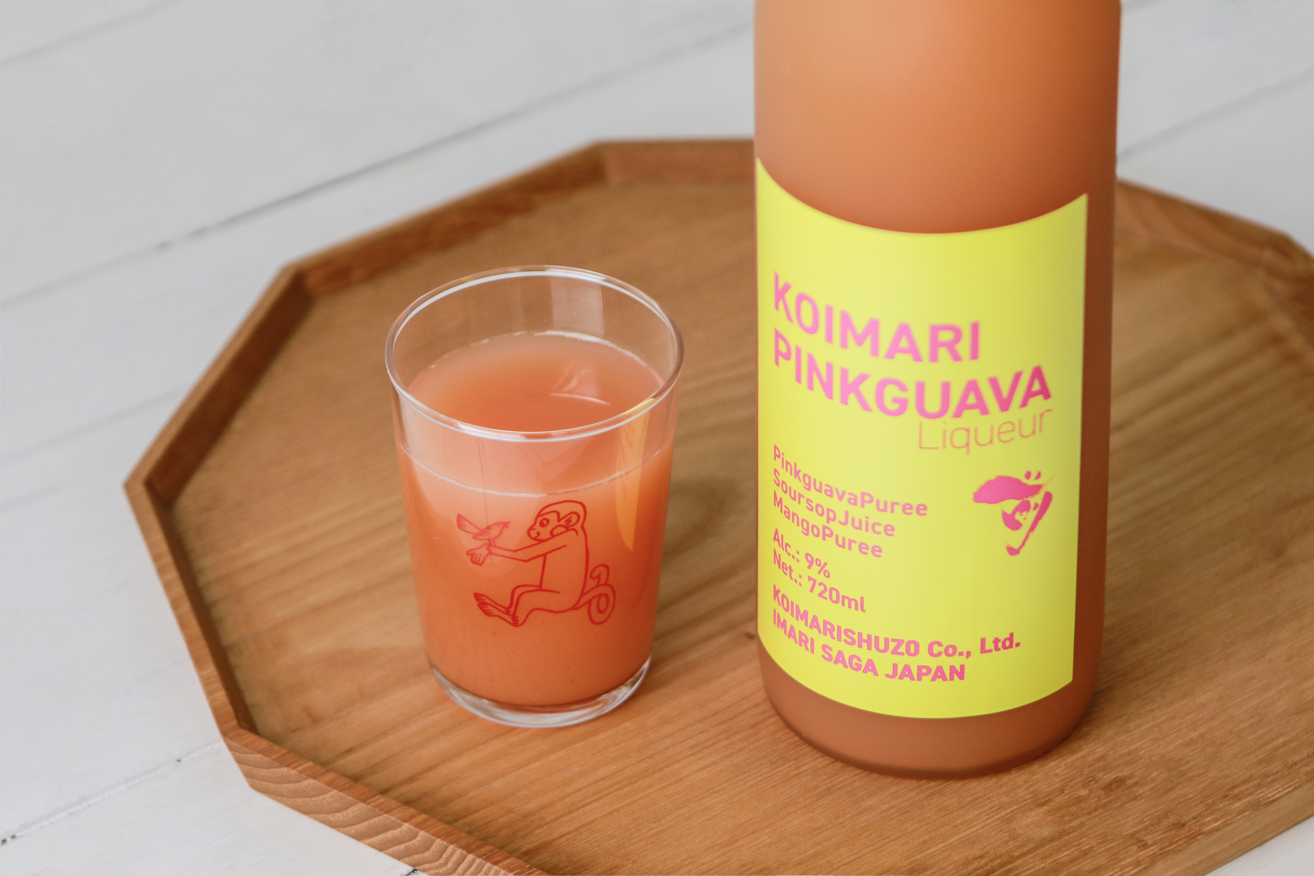 古伊万里 粉紅芭樂酒