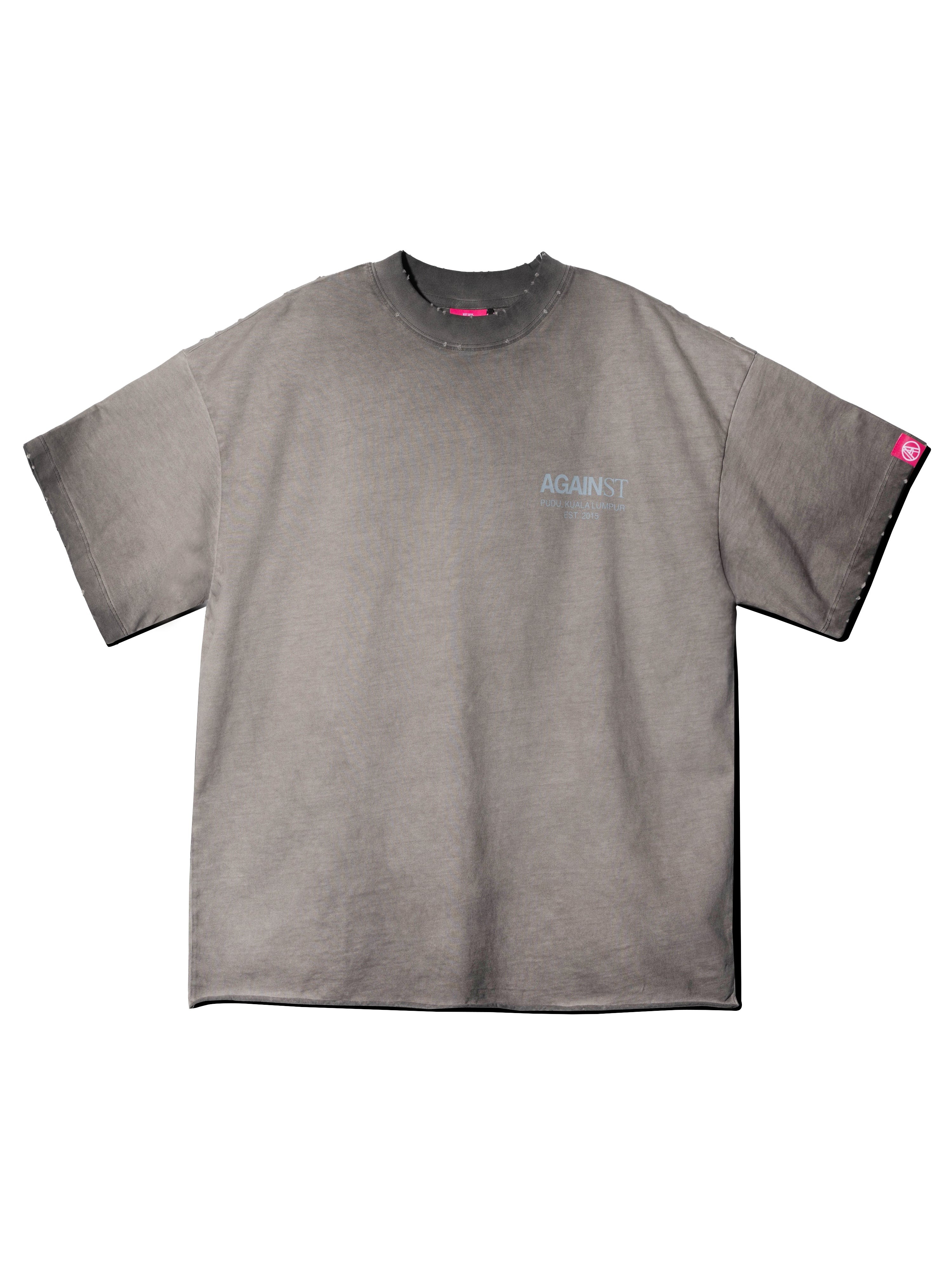 AGAINST Logo Washed Tee
