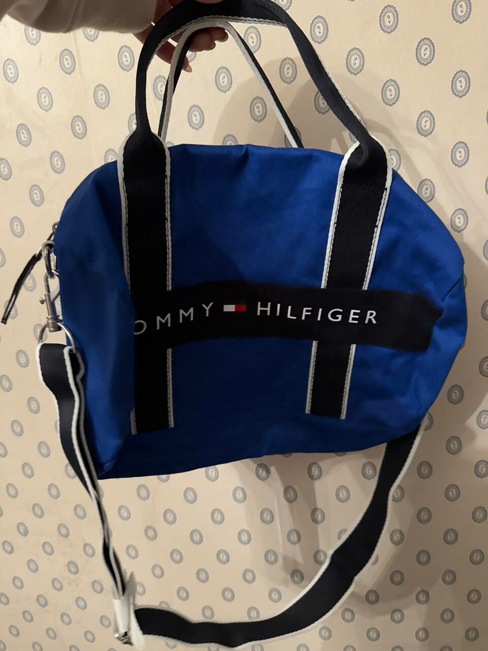 [S] TOMMY HILFIGER 69JB130 SMALL DUFFLE BAG, BLUE, 197735468646 (STH937)