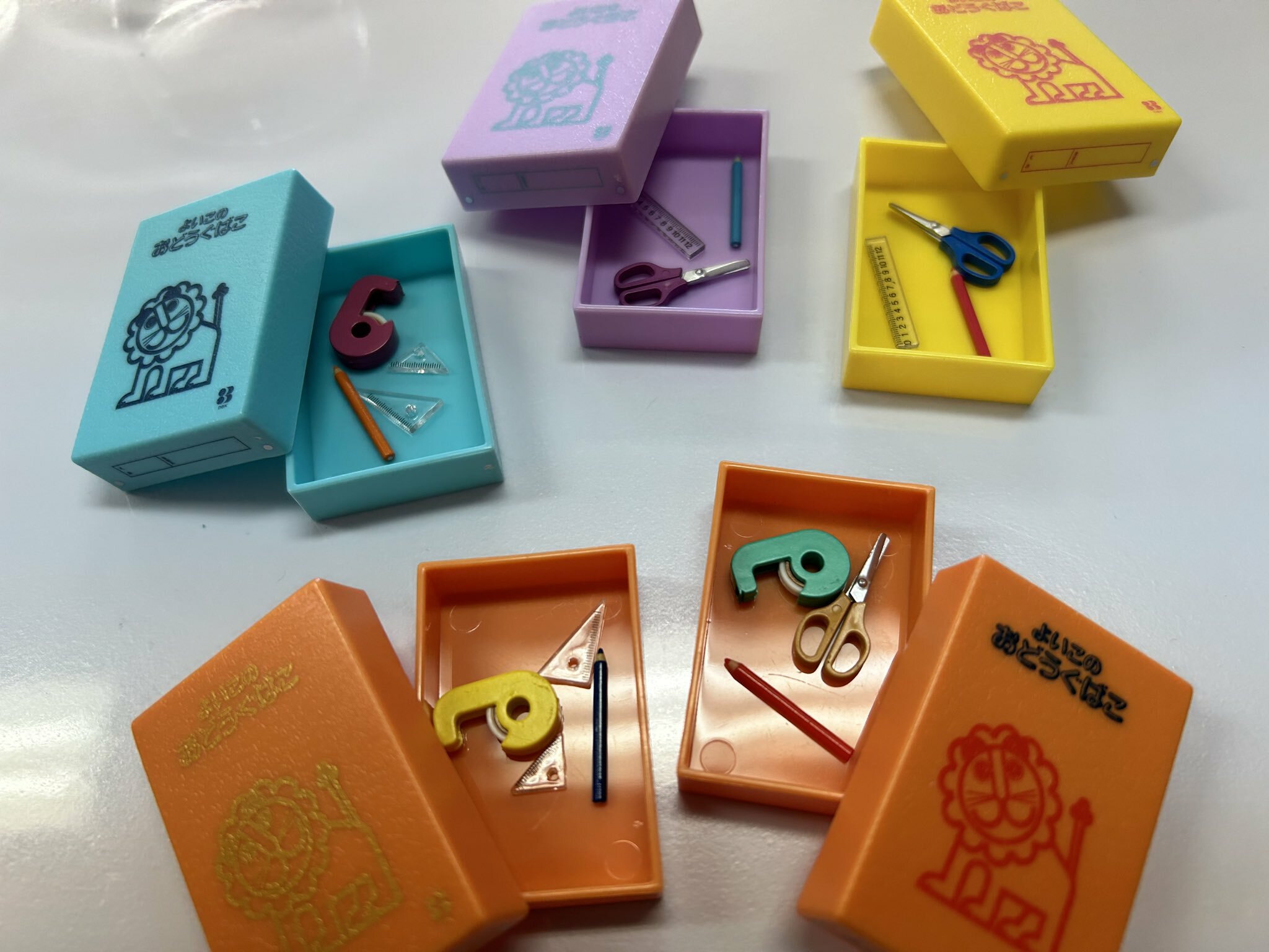 【現貨】微型文房用品扭蛋(全5種)