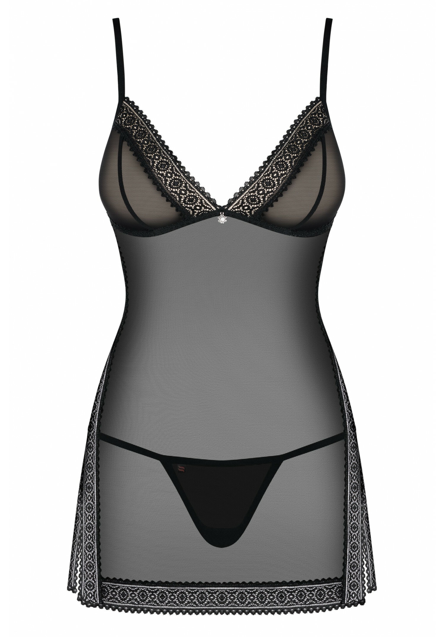 Obsessive - 862-CHE-1 chemise & thong - S/M/L/XL