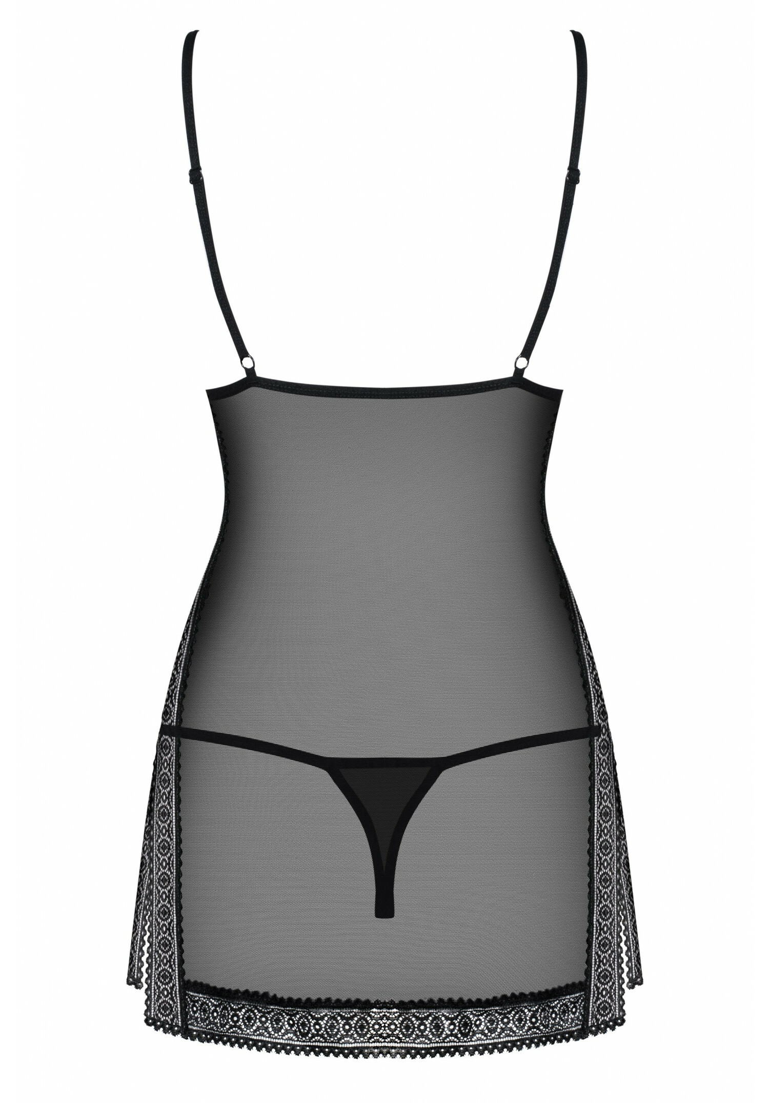 Obsessive - 862-CHE-1 chemise & thong - S/M/L/XL