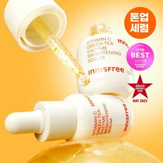 Innisfree Vitamin C Green Tea Enzyme Brightening Serum 30ml [Olive Young Planning Set]
