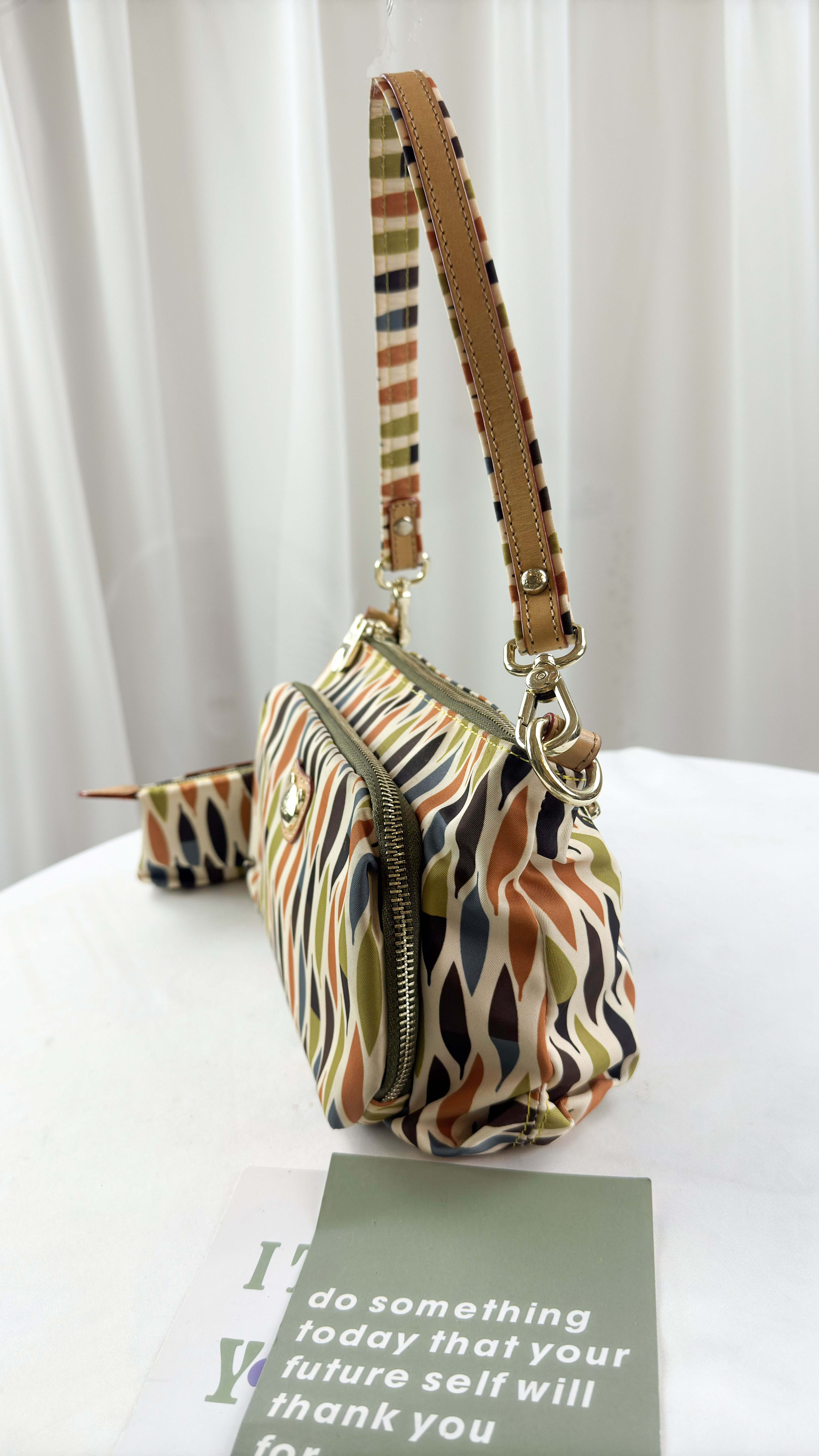 GOODS 小草拼色防潑水肩背包 / 側背包  #2813