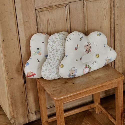 DTD玩轉人物宇宙探險/花叢兔兔/登園嘟嘟車-雙面雲朵枕