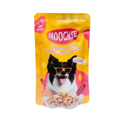 泰國MOOCHIE 犬 homestyle系列 雞肝+南瓜 120g【原盒12包】