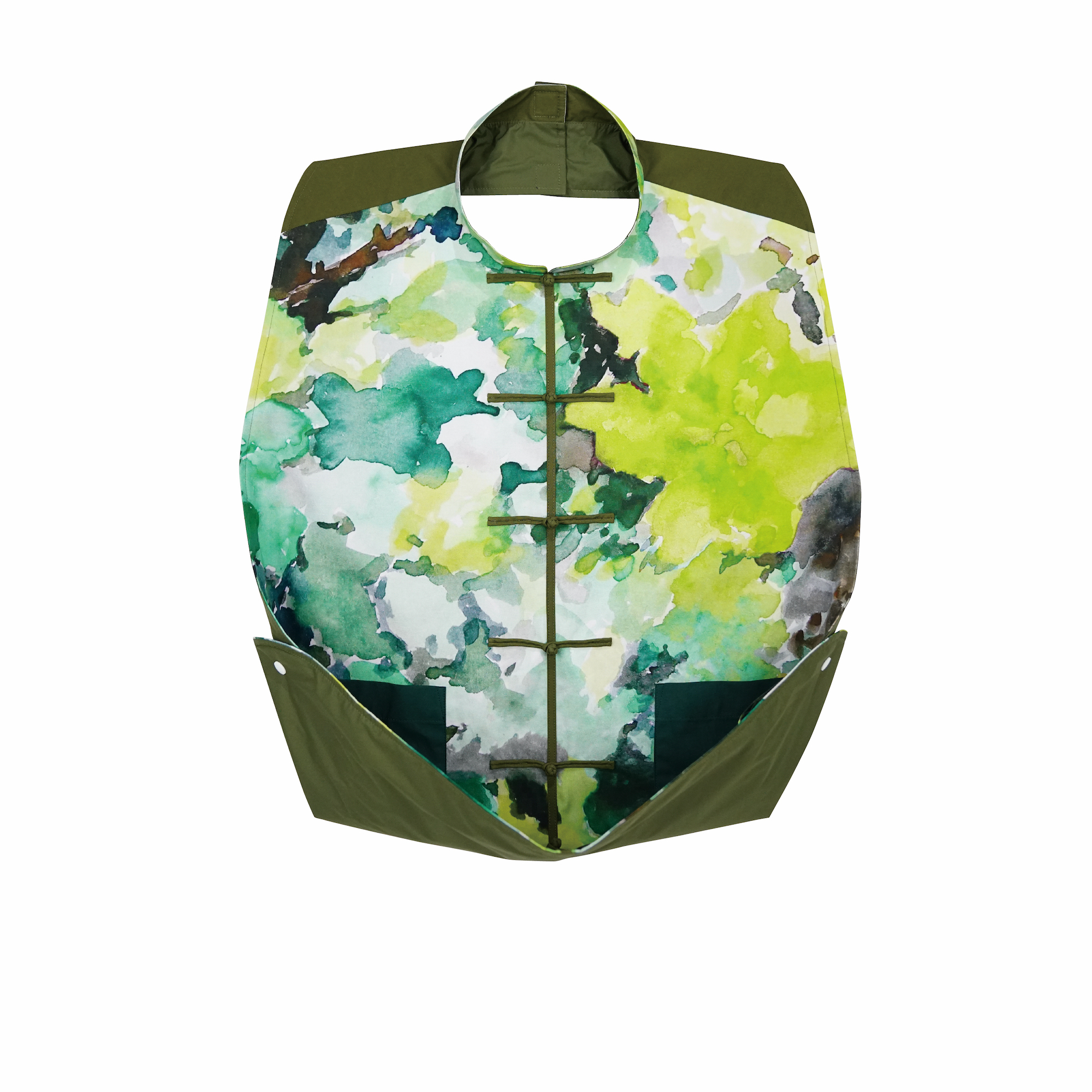 BOUNDLESS 唐裝圍巾 - 紅染馨香