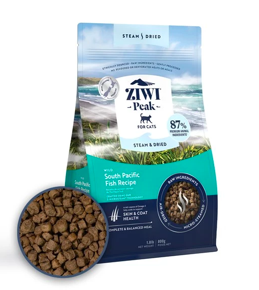 ZiwiPeak - 微蒸風乾貓糧 野生南太平洋魚食譜 (800G/2.2KG)