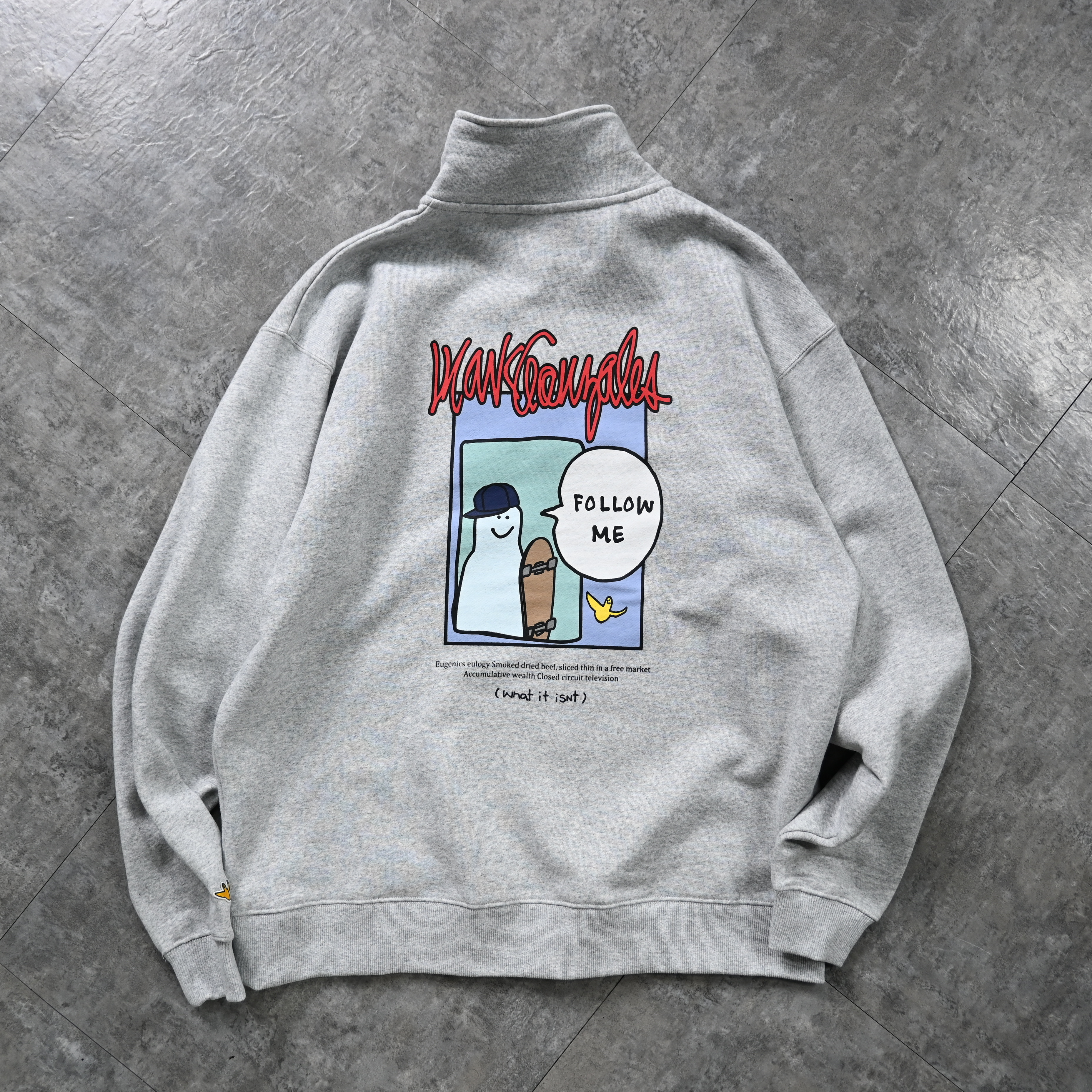 (What it isNt) ART BY MARK GONZALES Half Zip Sweater